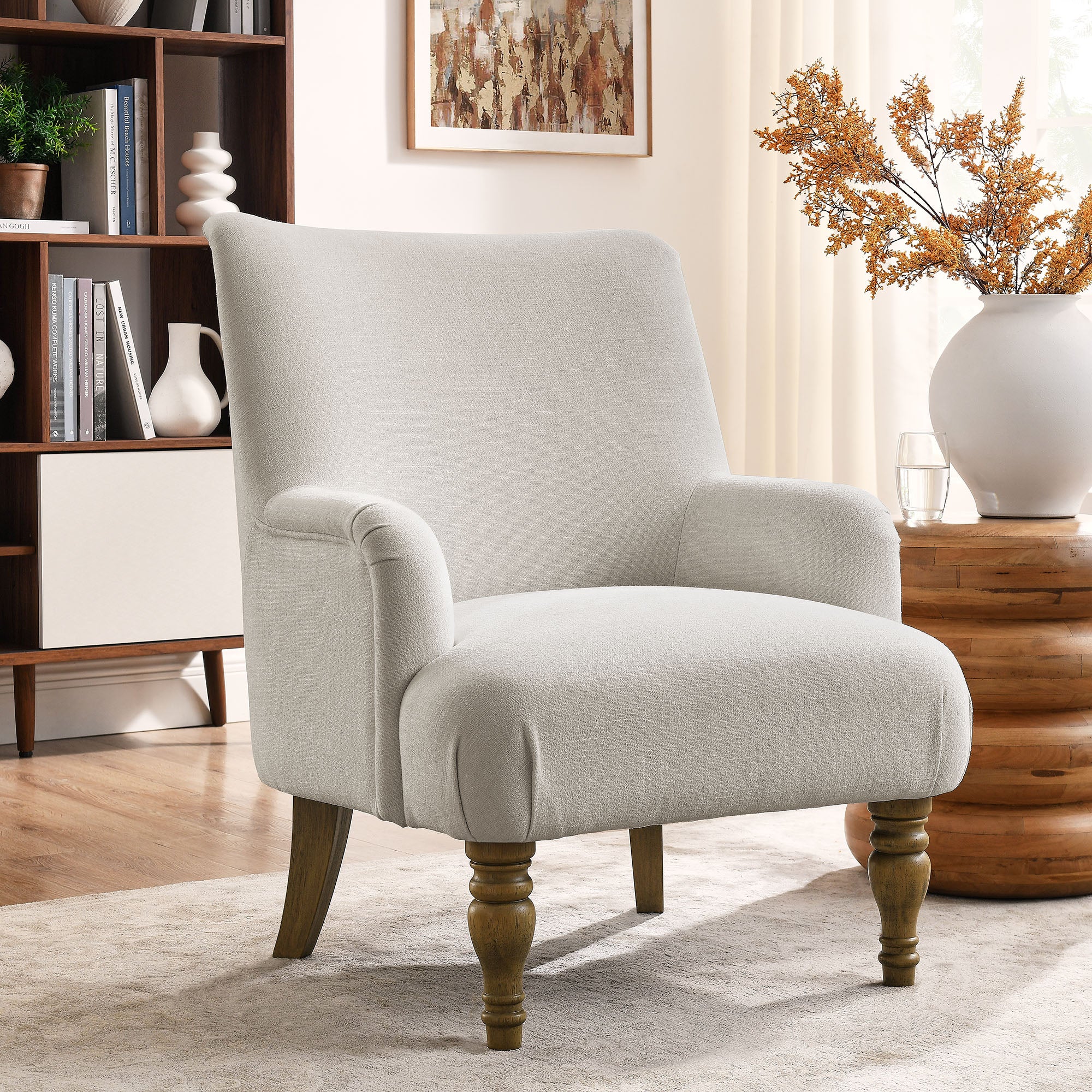 Modway Ellington Fabric Upholstered Accent Armchair