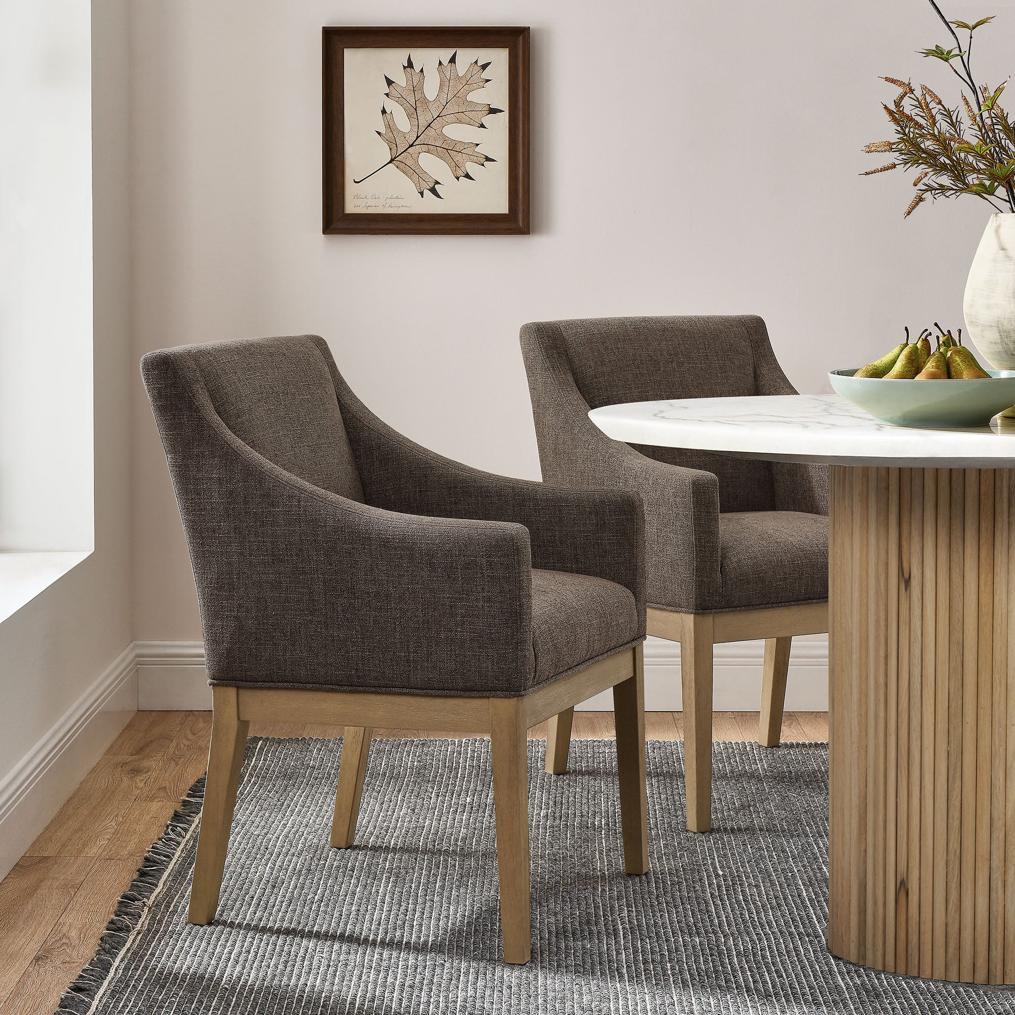 Modway Alton Fabric Upholstered Dining Armchair