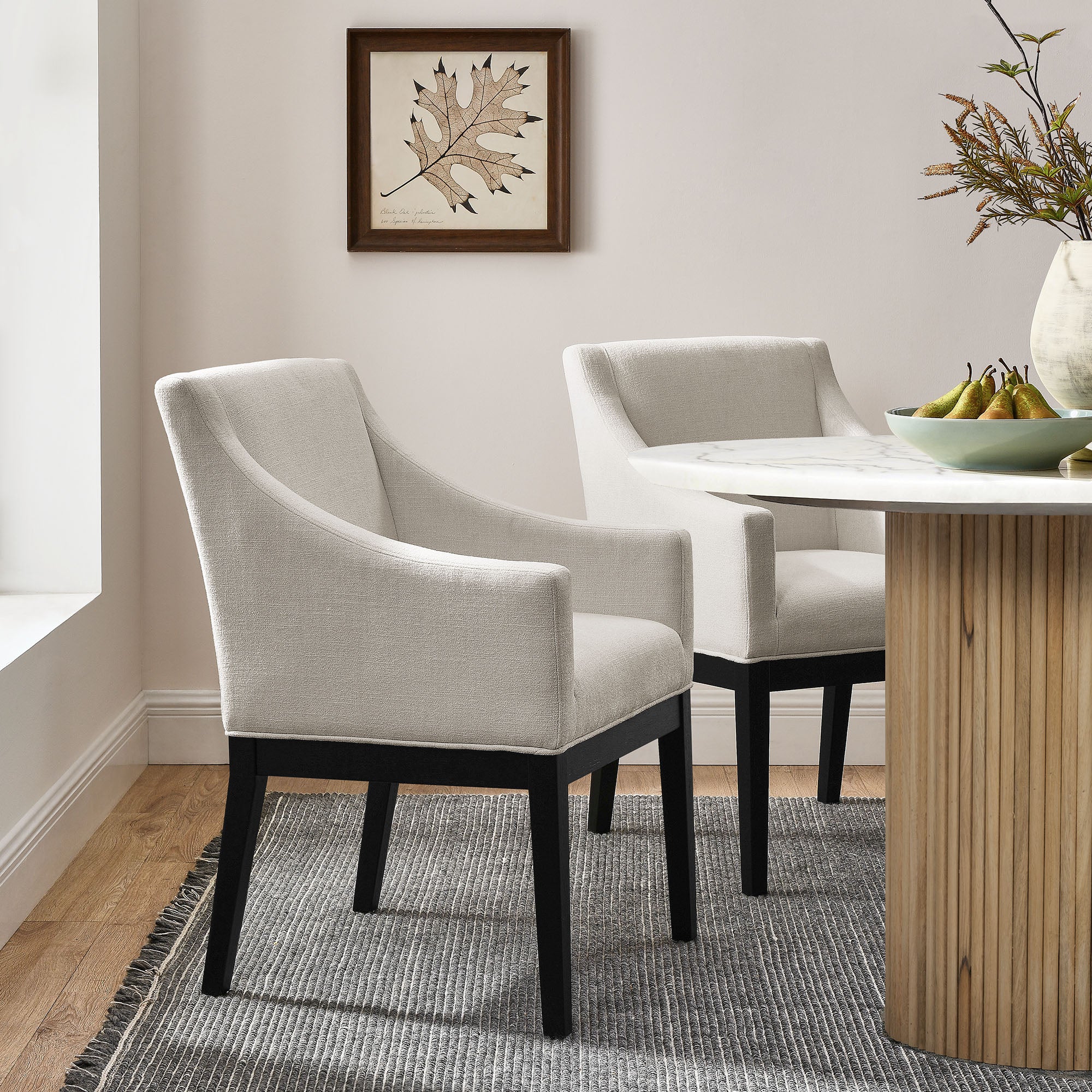 Modway Alton Fabric Upholstered Dining Armchair