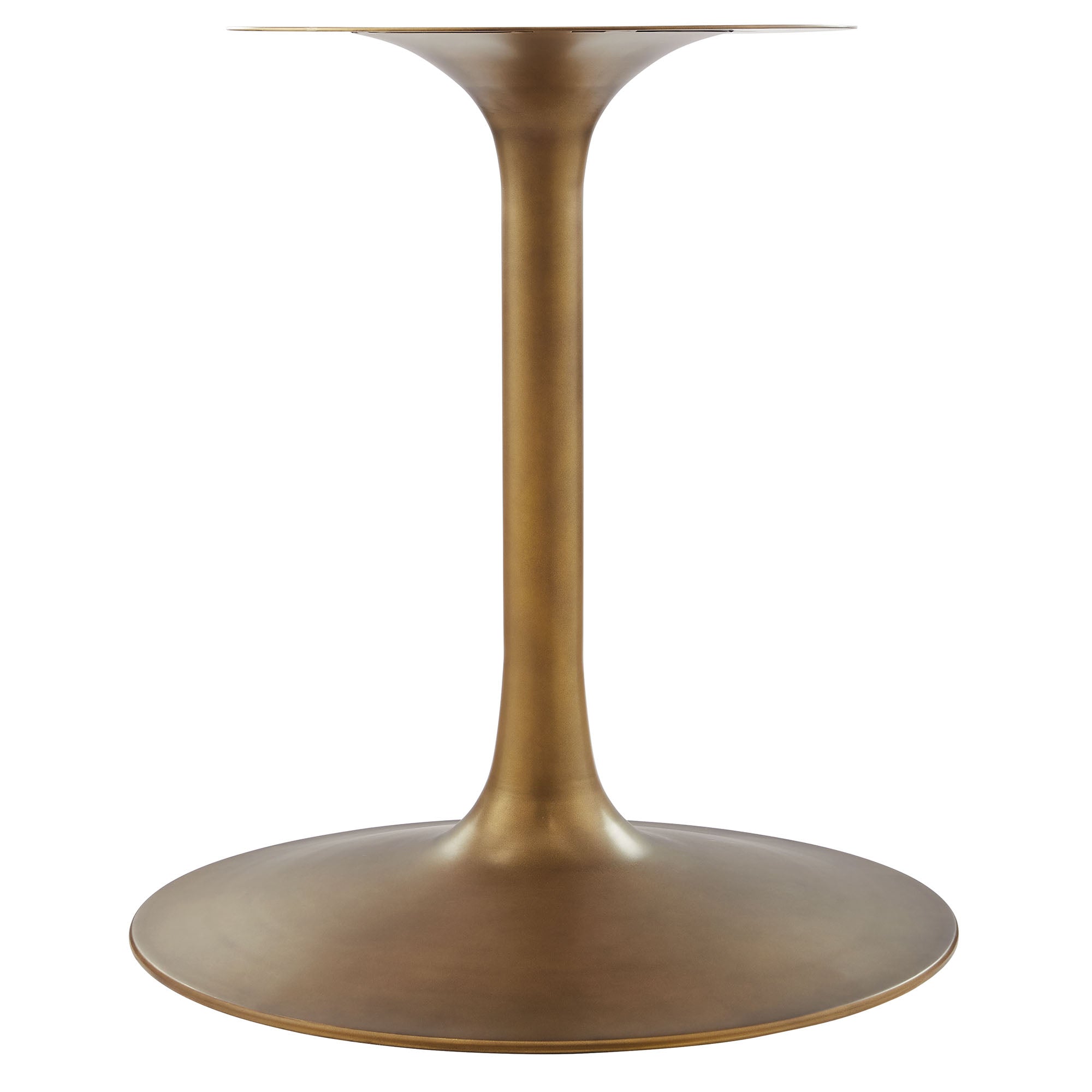 Modway Lippa 48" Round Pedestal Solid Wood Dining Table