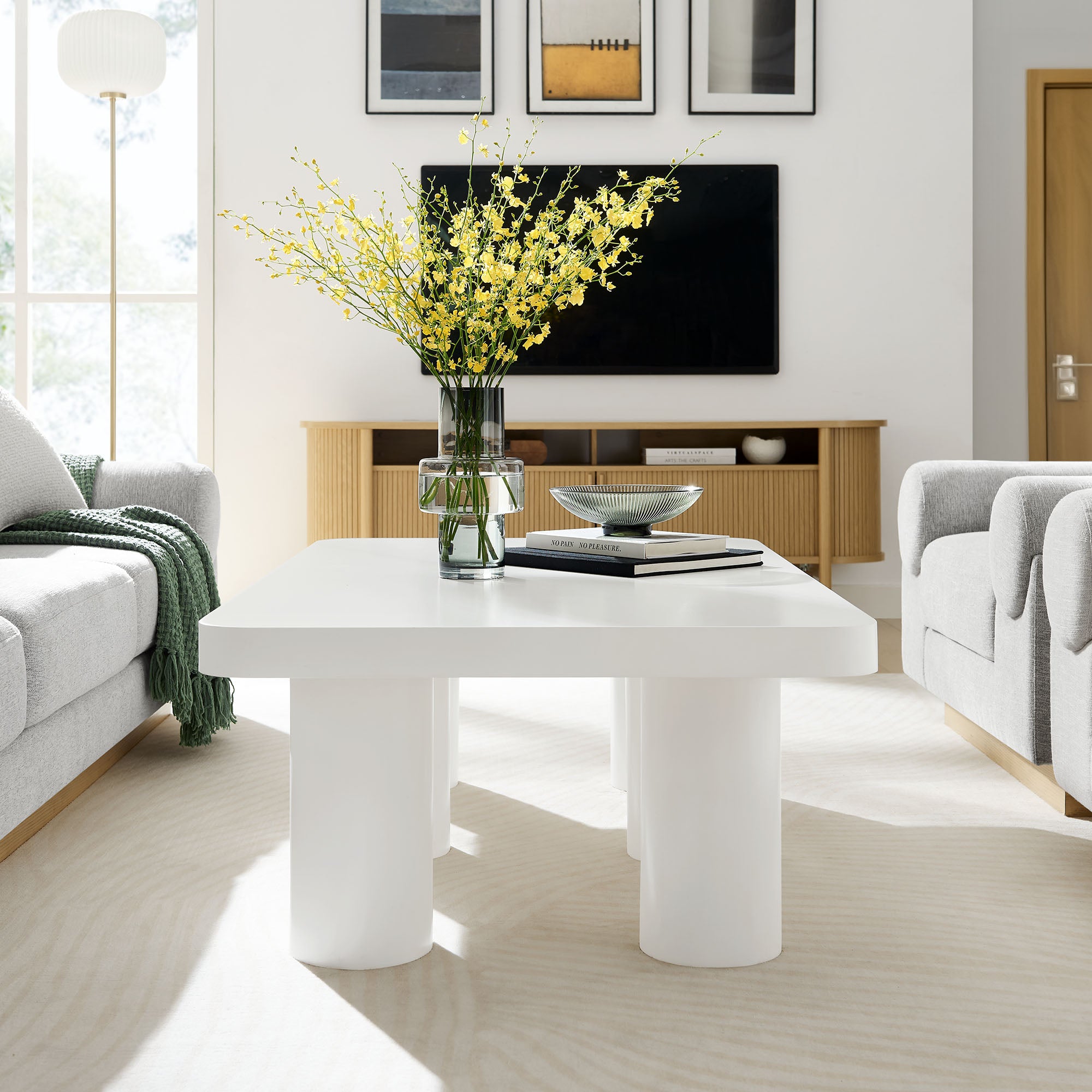 Modway Cleo 54” Rectangular Coffee Table