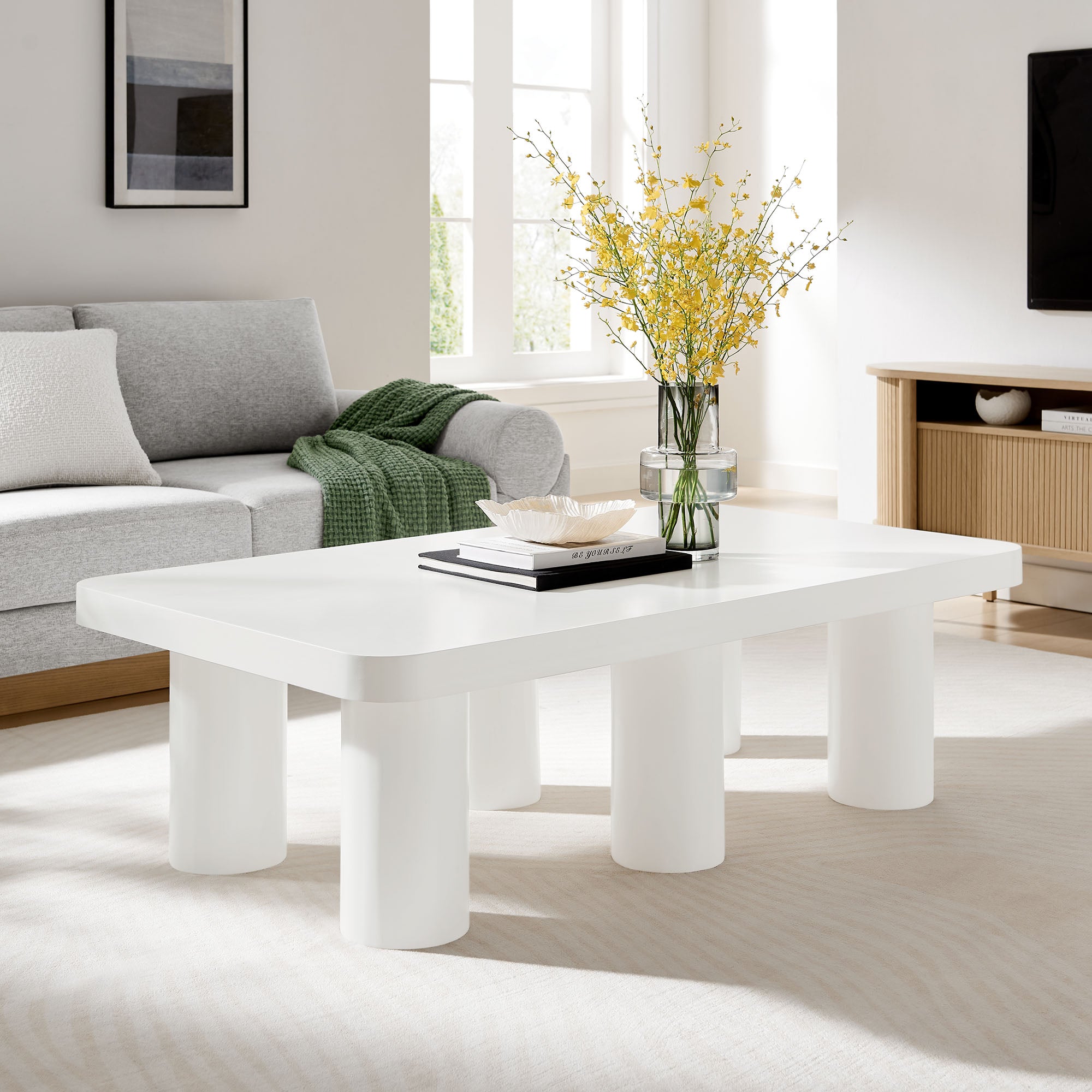 Modway Cleo 54” Rectangular Coffee Table