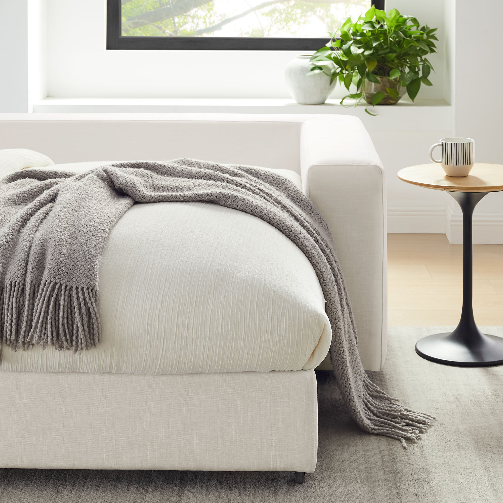 Modway Commix Down Filled Overstuffed Sleeper Sofa