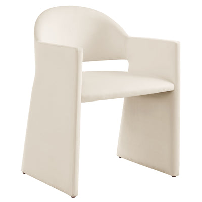 Talia Performance Velvet Dining Armchair