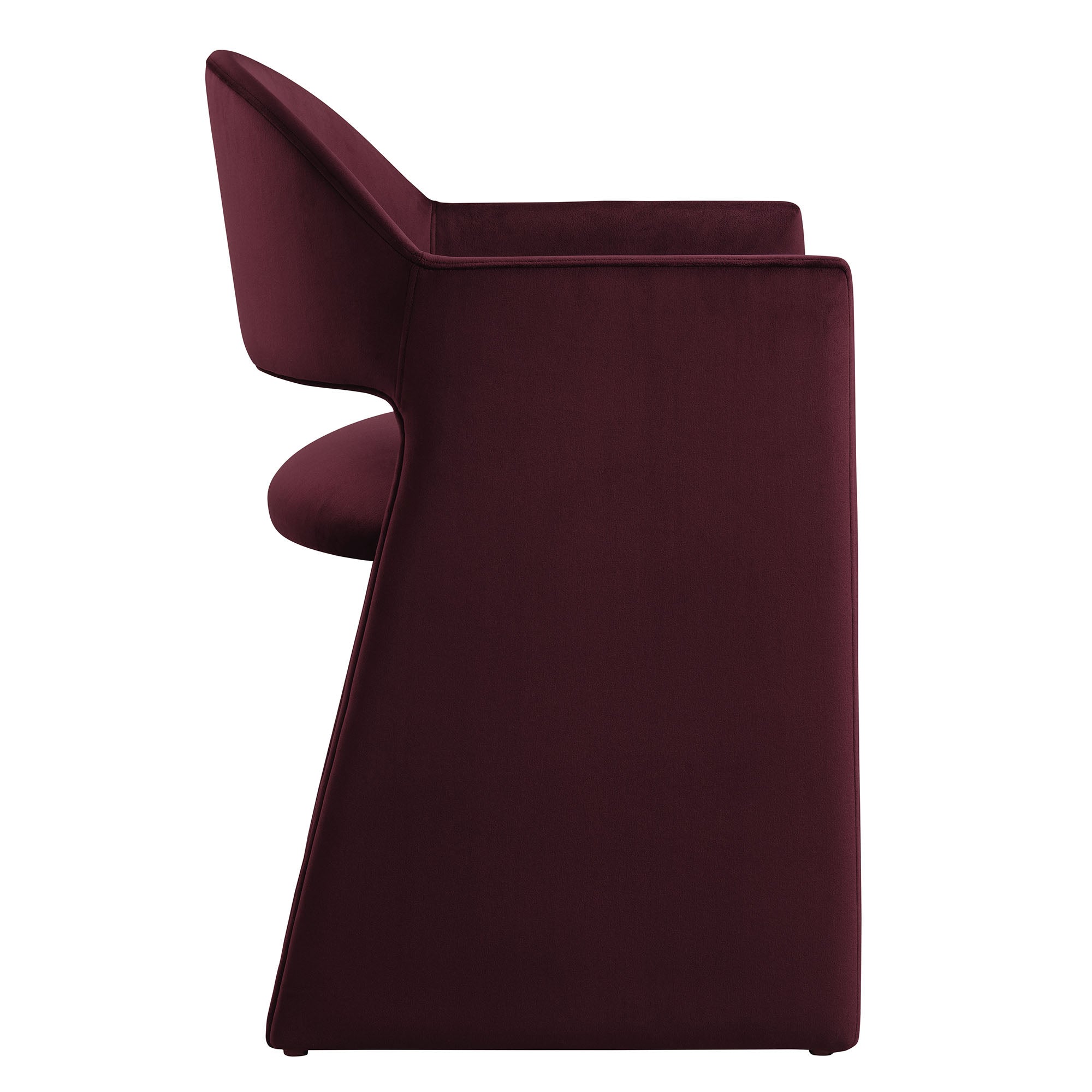 Talia Performance Velvet Dining Armchair