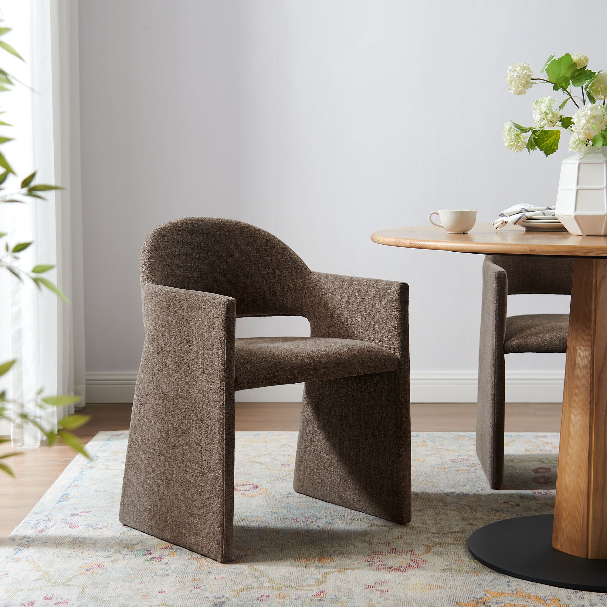 Modway Talia Upholstered Fabric Dining Armchair