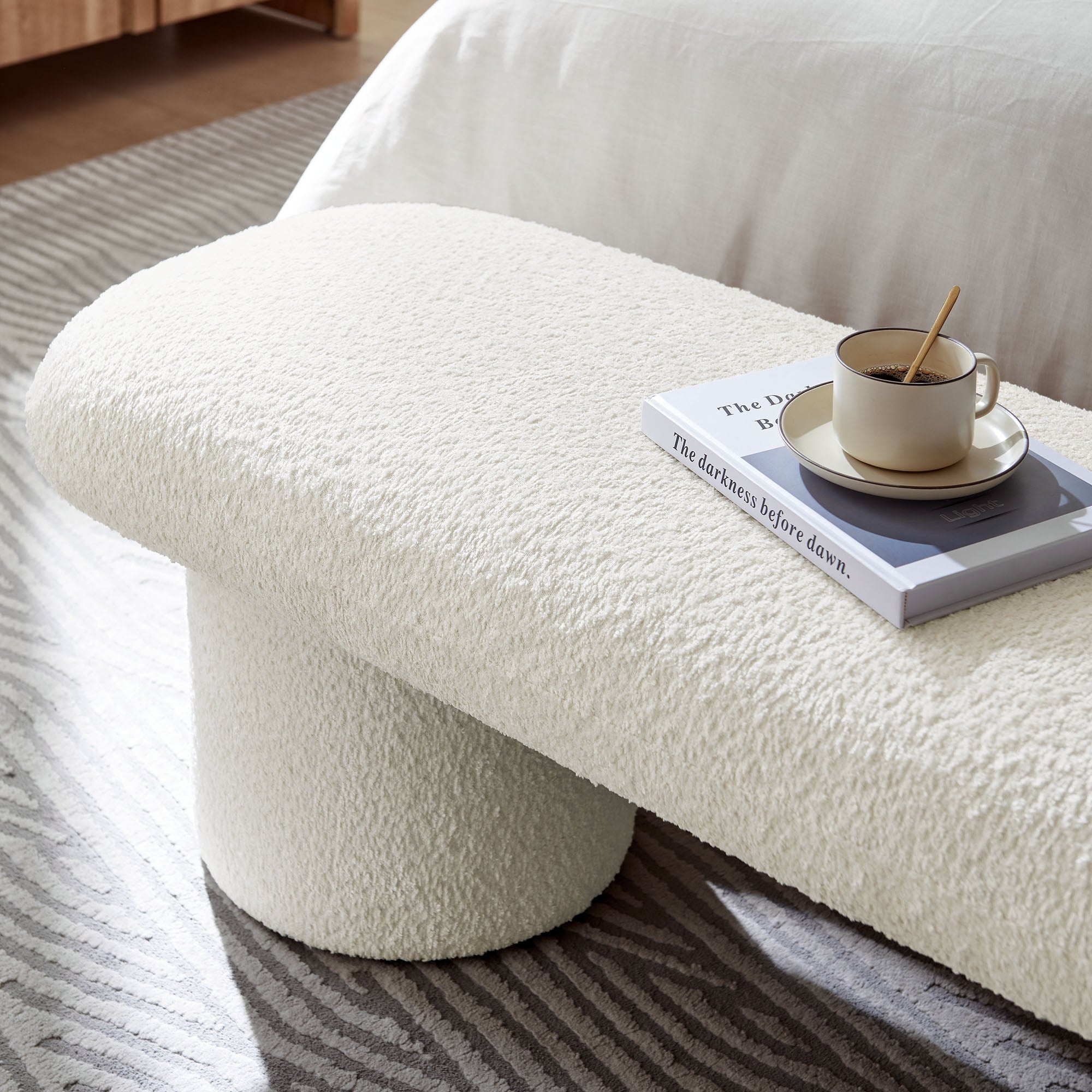 Modway Orla Chenille Upholstered Bench