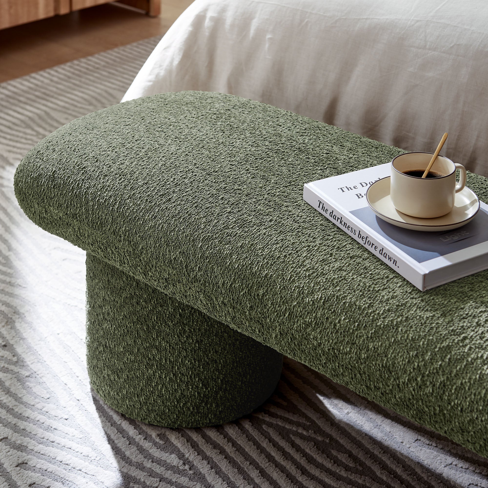 Modway Orla Chenille Upholstered Bench