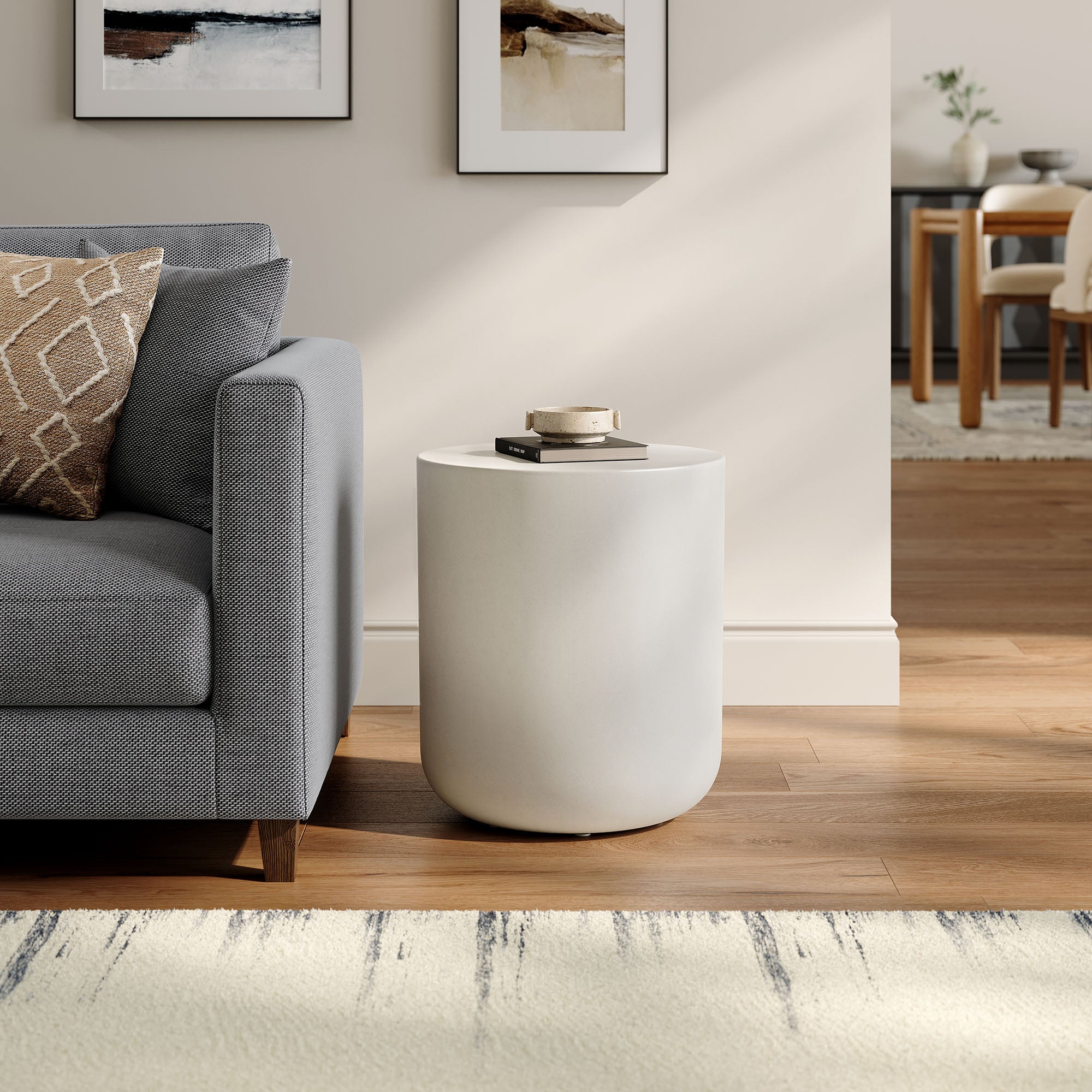 Modway Brion Indoor - Outdoor Patio Concrete Stool