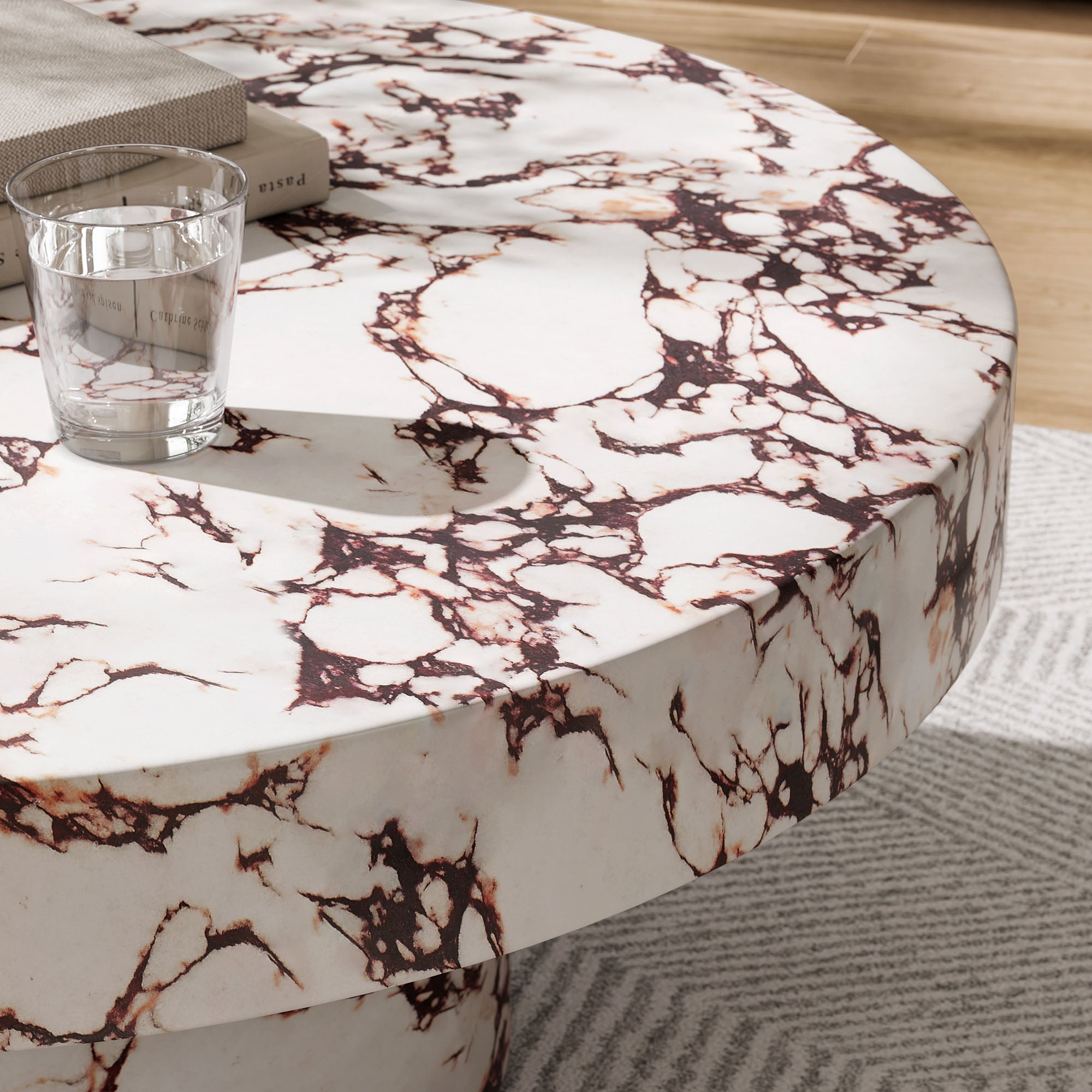 Modway Alora Indoor - Outdoor Patio Concrete Round Coffee Table