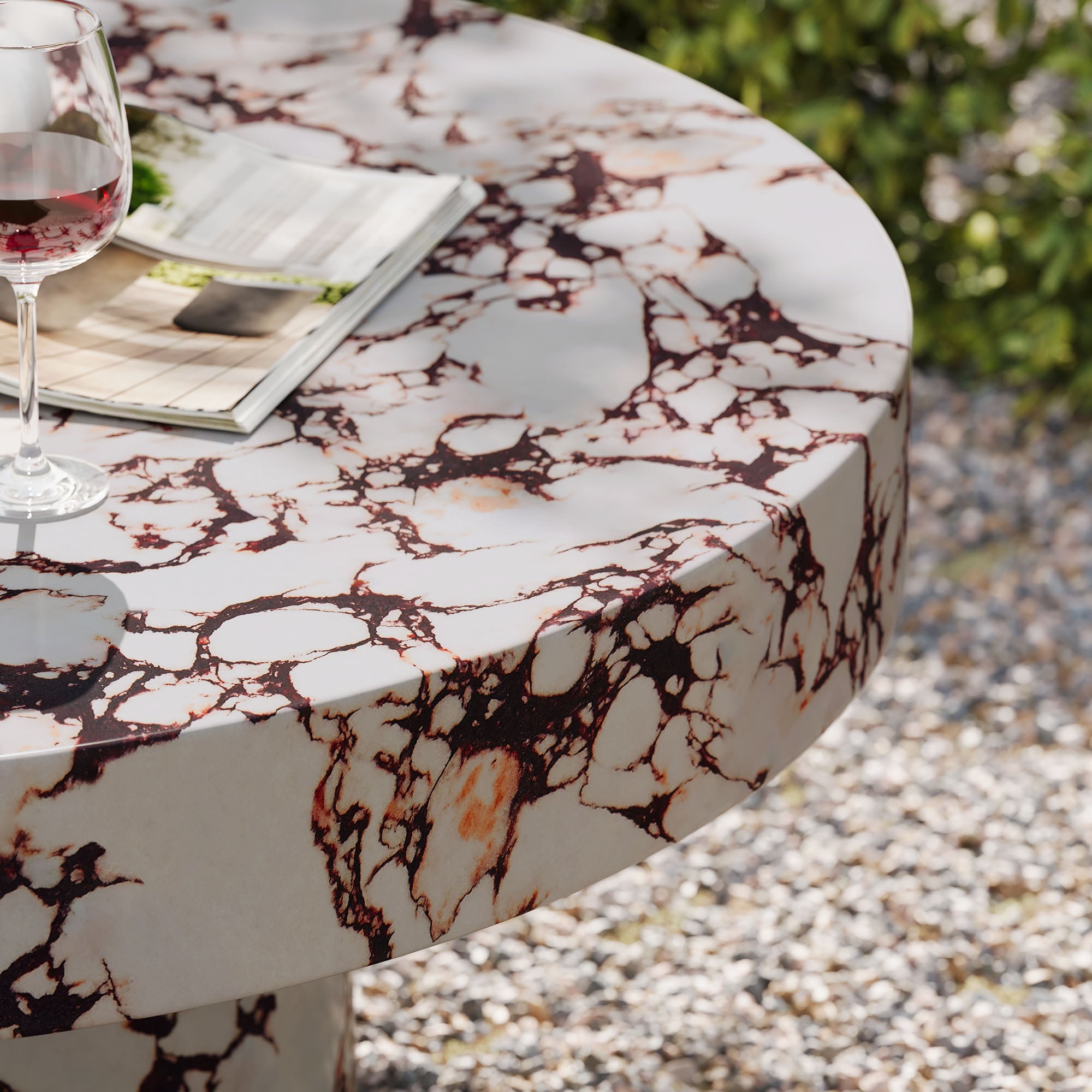 Modway Alora Indoor - Outdoor Patio Concrete Round Coffee Table