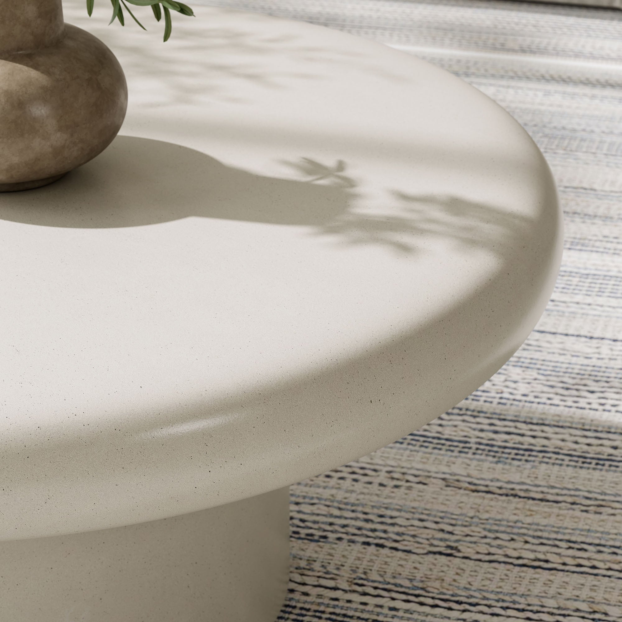 Modway Argos Indoor - Outdoor Patio Concrete Round Coffee Table