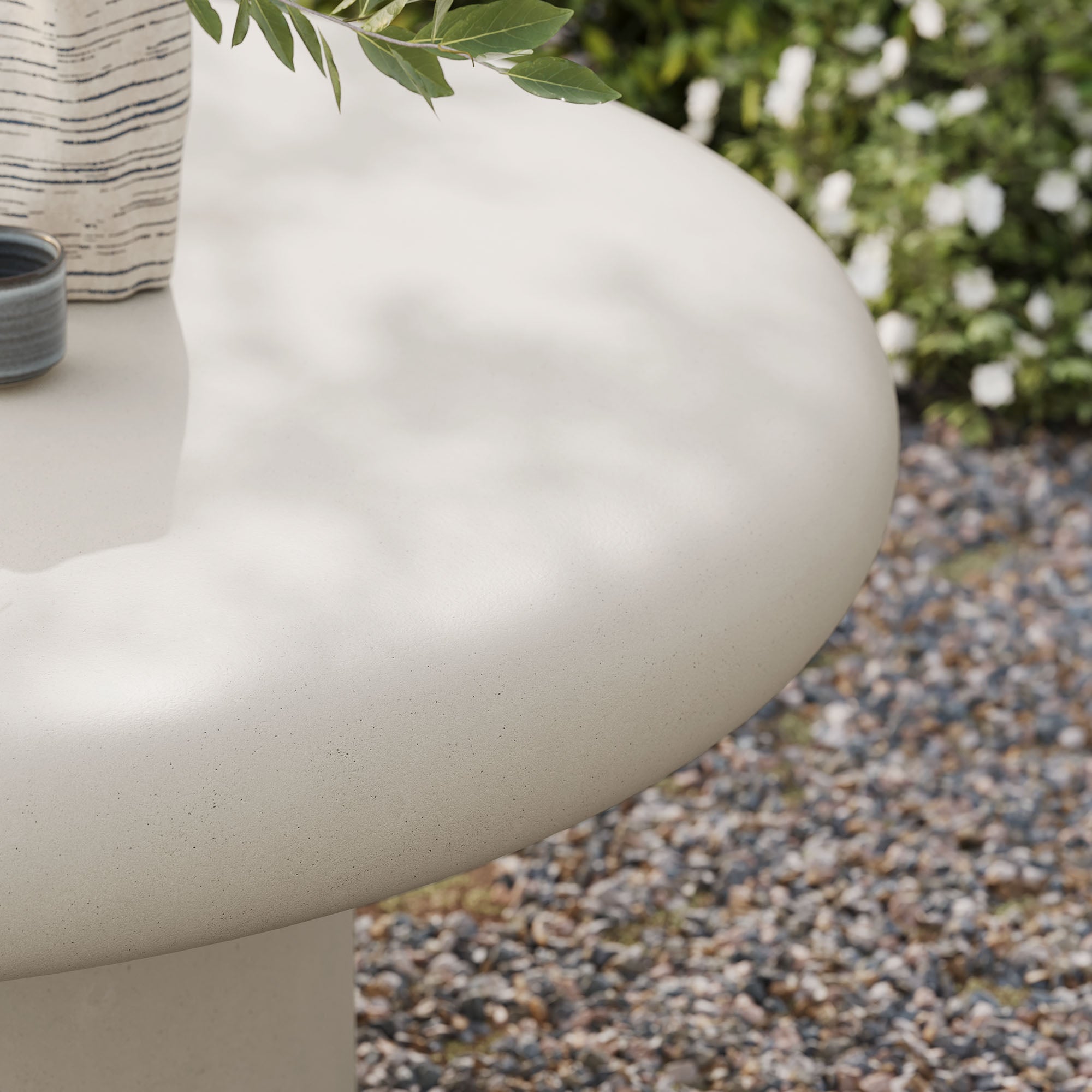 Modway Argos Indoor - Outdoor Patio Concrete Round Coffee Table