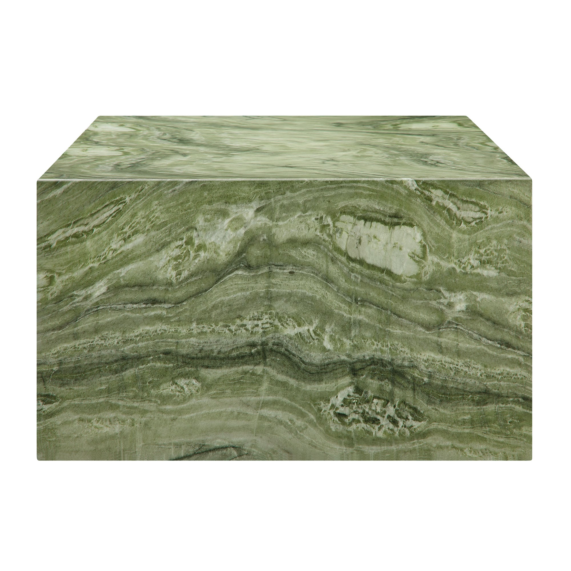 Modway Jordana Square Plinth Indoor - Outdoor Patio Concrete Coffee Table