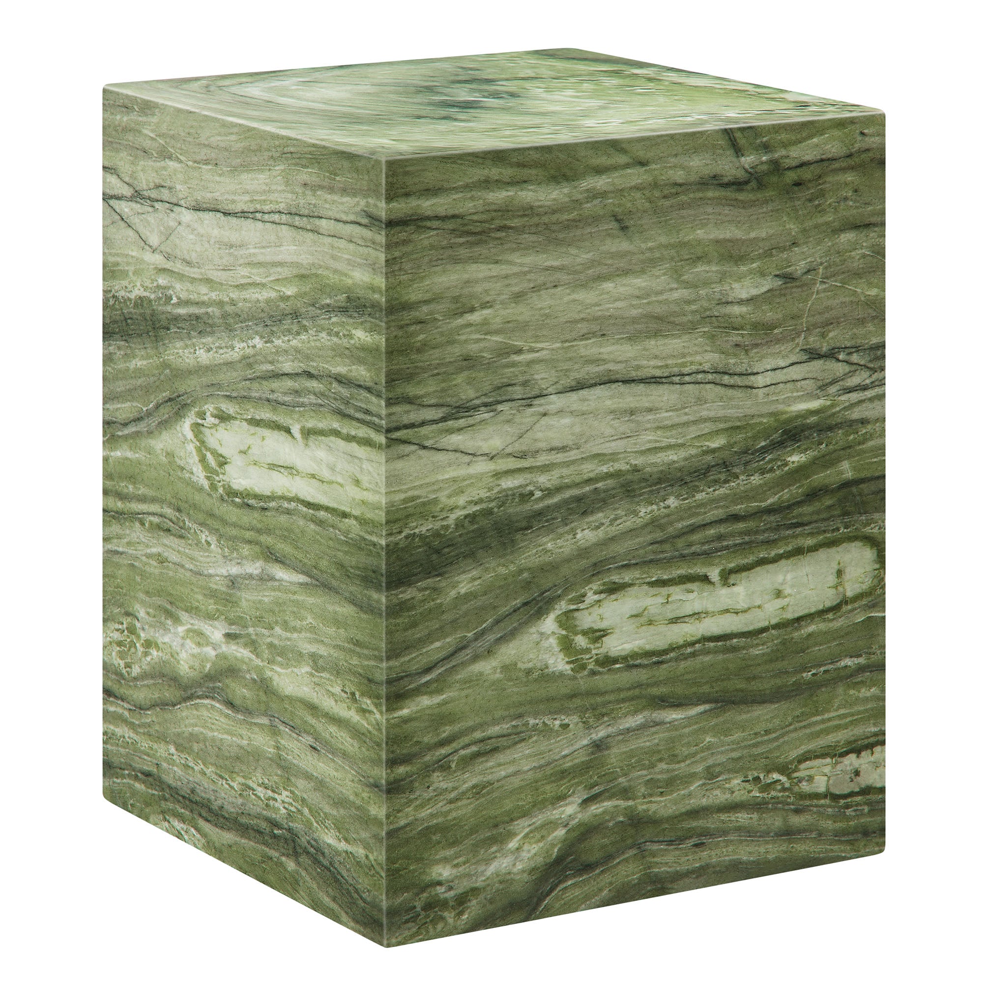 Modway Jordana Square Plinth Indoor - Outdoor Patio Concrete Side Table
