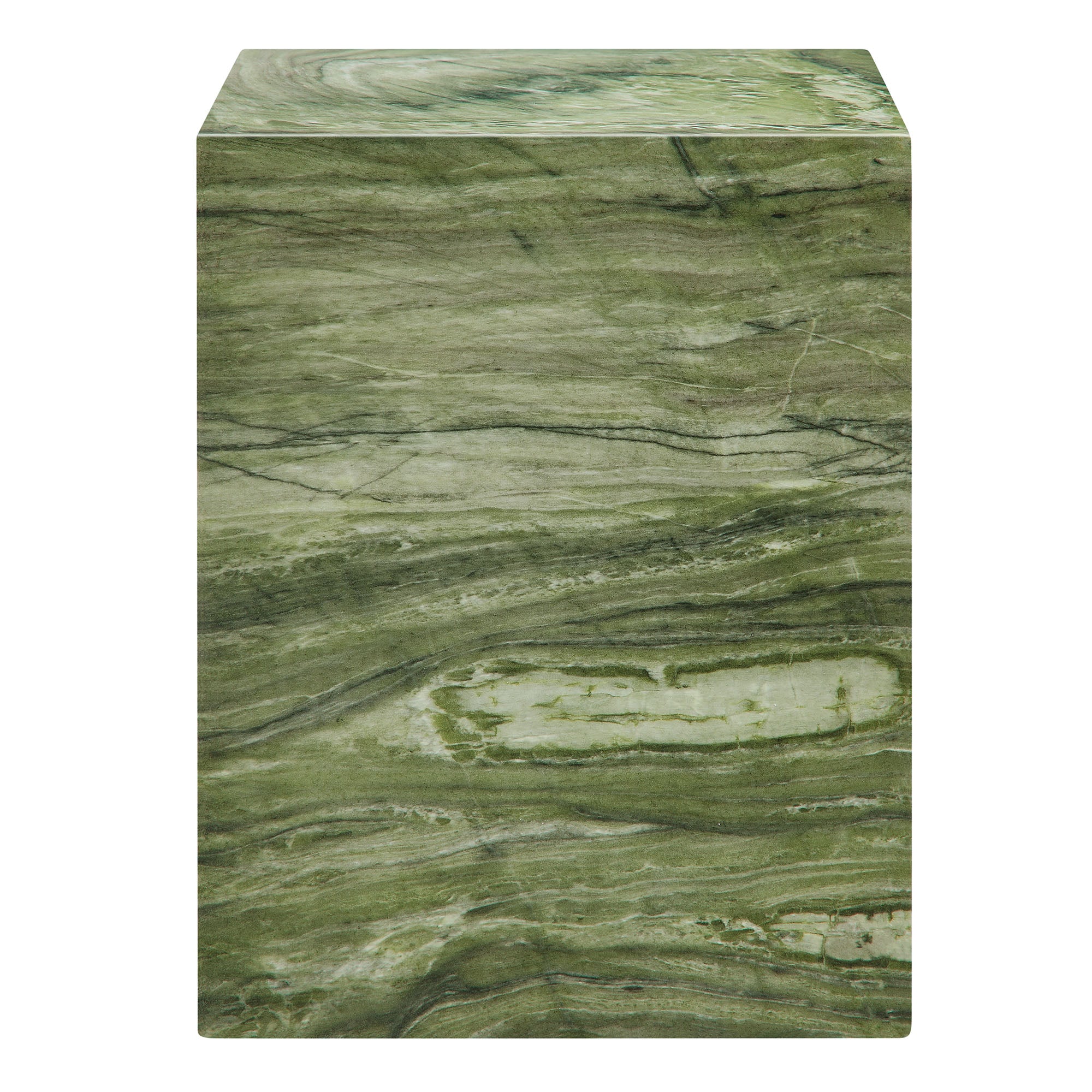 Modway Jordana Square Plinth Indoor - Outdoor Patio Concrete Side Table