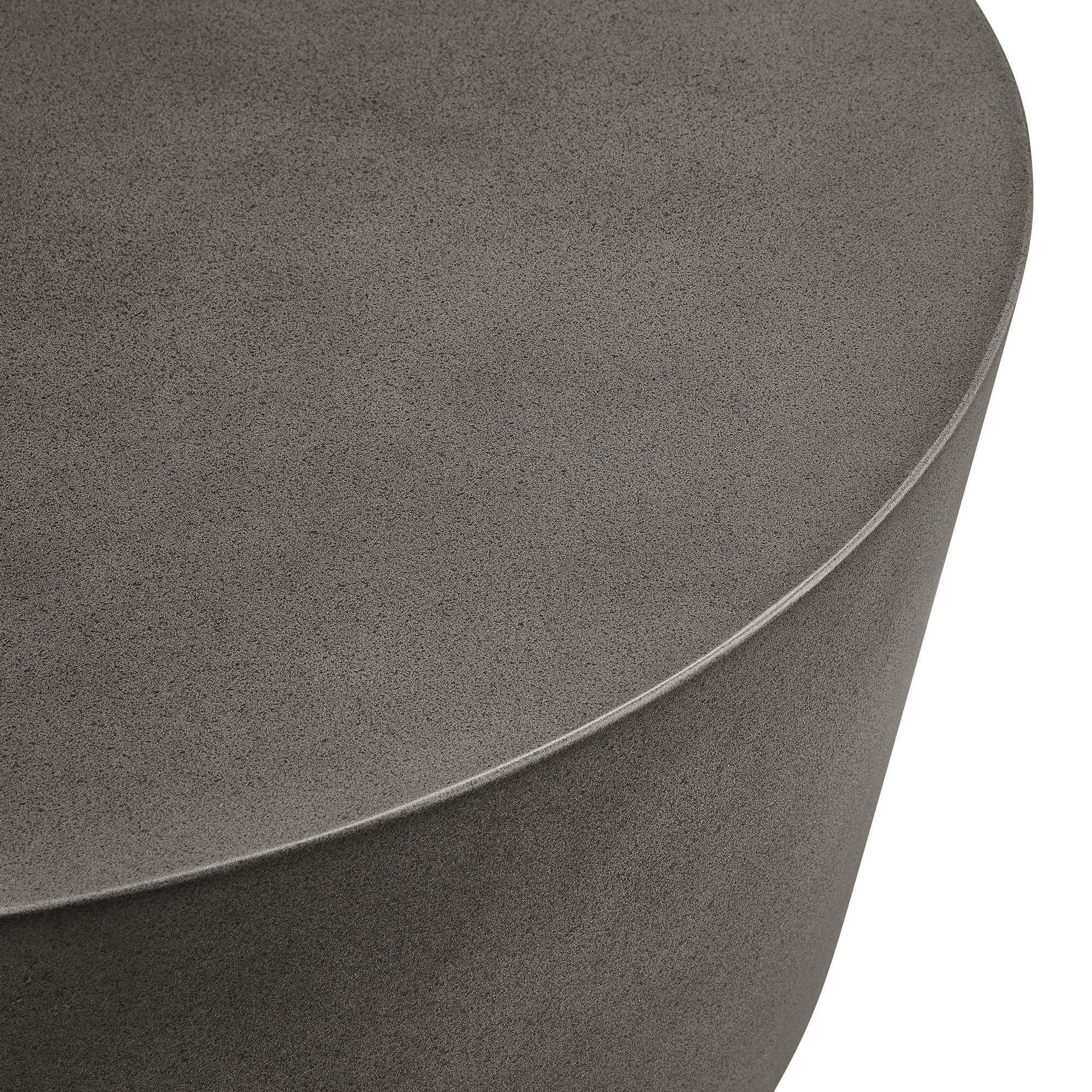 Modway Brion Round Indoor - Outdoor Patio Concrete Coffee Table