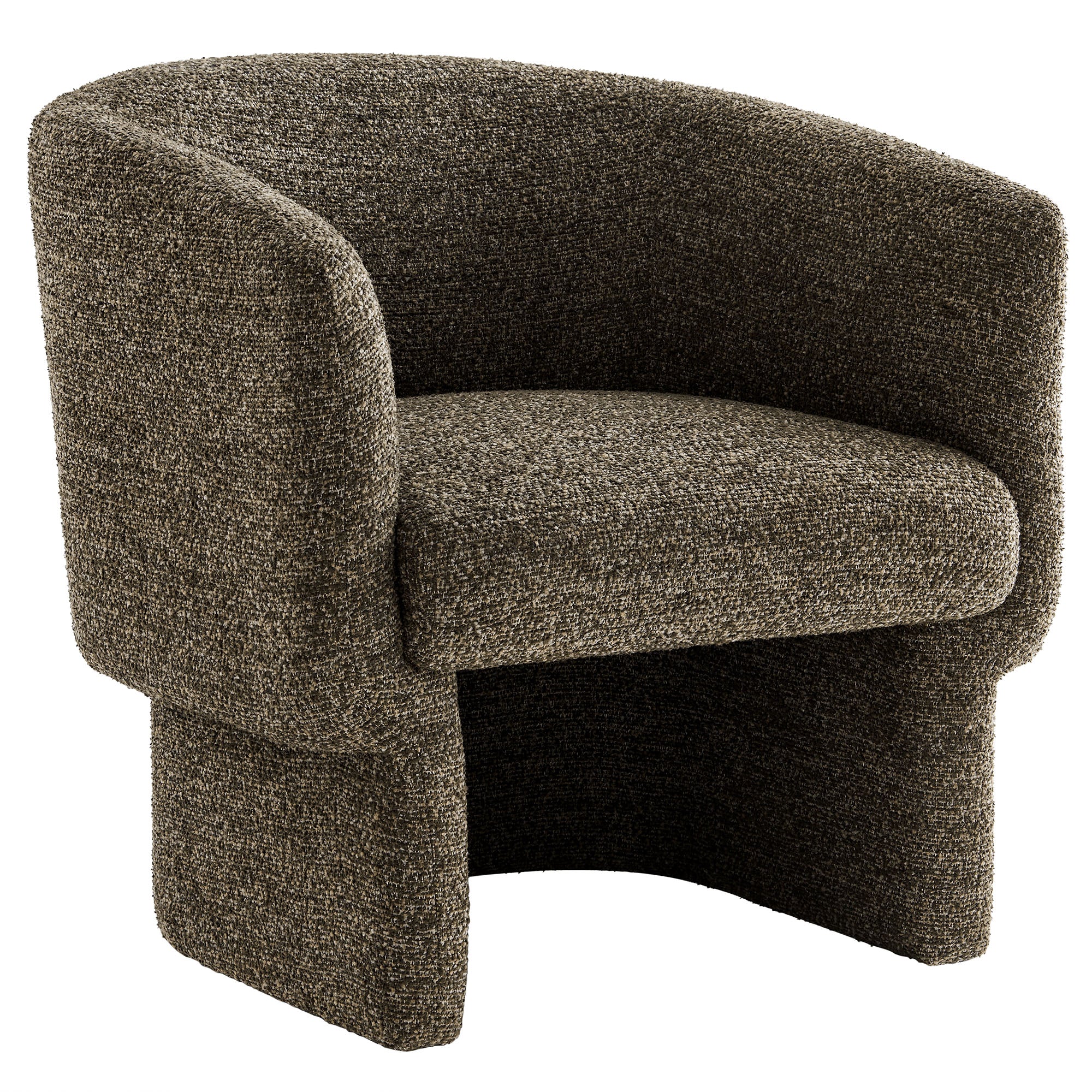 Modway Muse Boucle Fabric Barrel Accent Chair