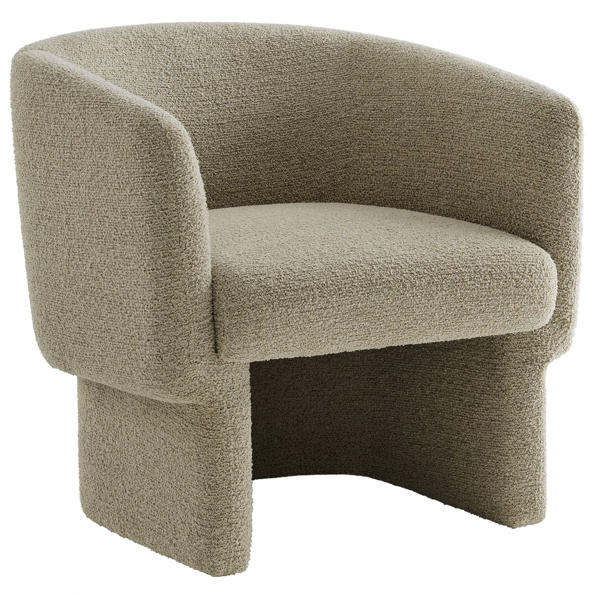 Modway Muse Boucle Fabric Barrel Accent Chair