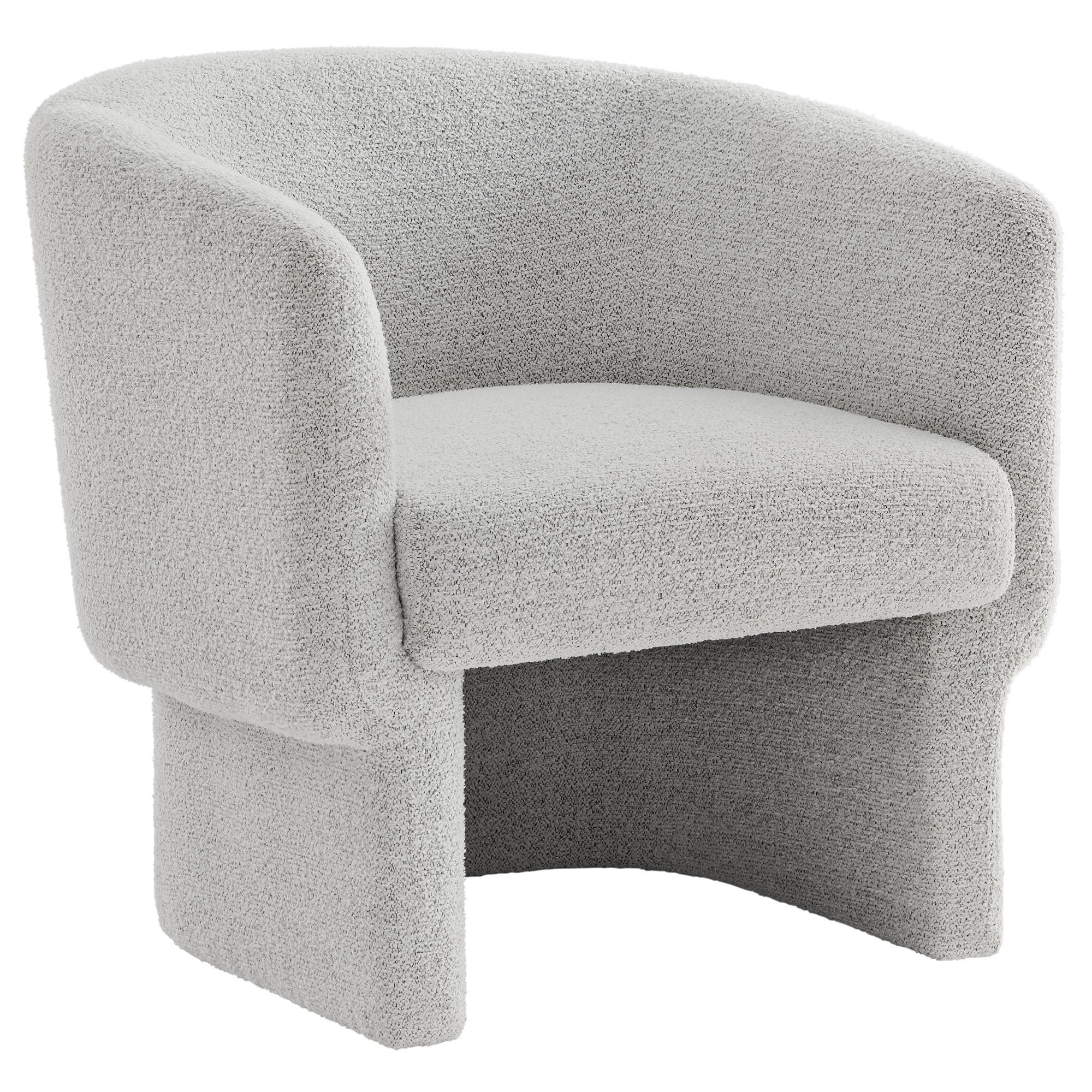 Modway Muse Boucle Fabric Barrel Accent Chair