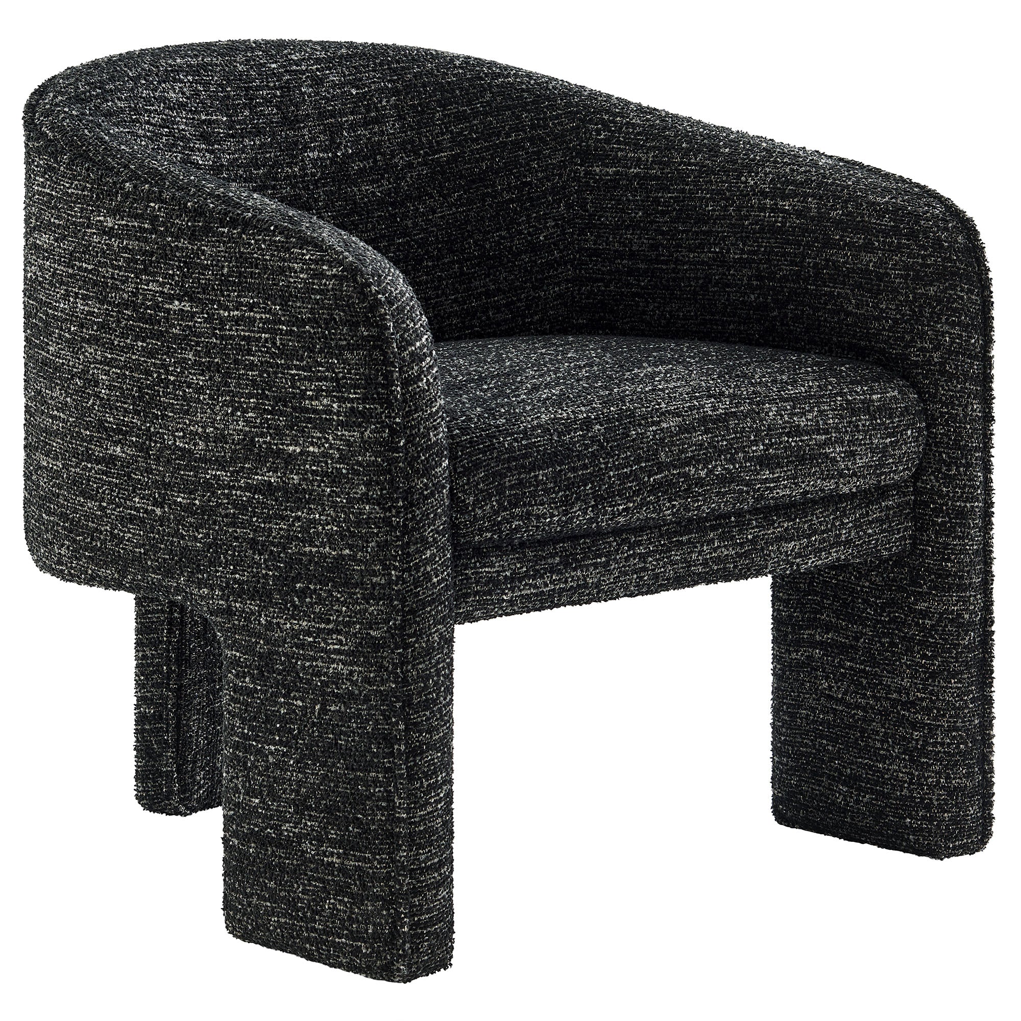 Modway Greer Boucle Fabric Upholstered Accent Armchair