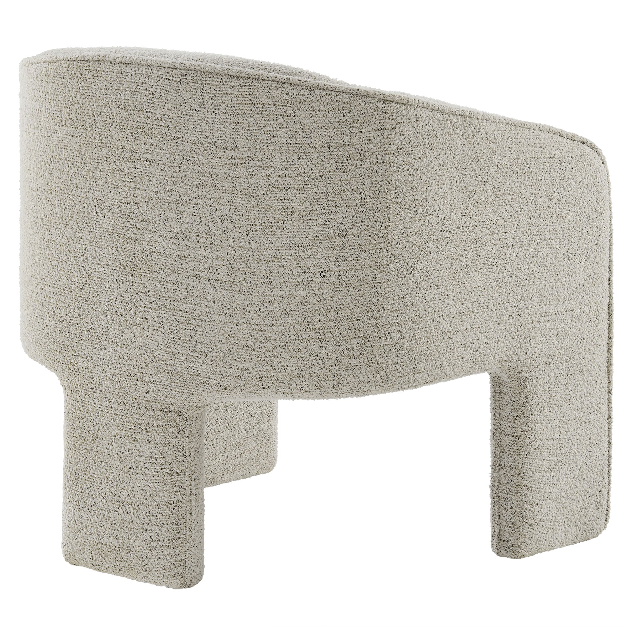 Modway Greer Boucle Fabric Upholstered Accent Armchair