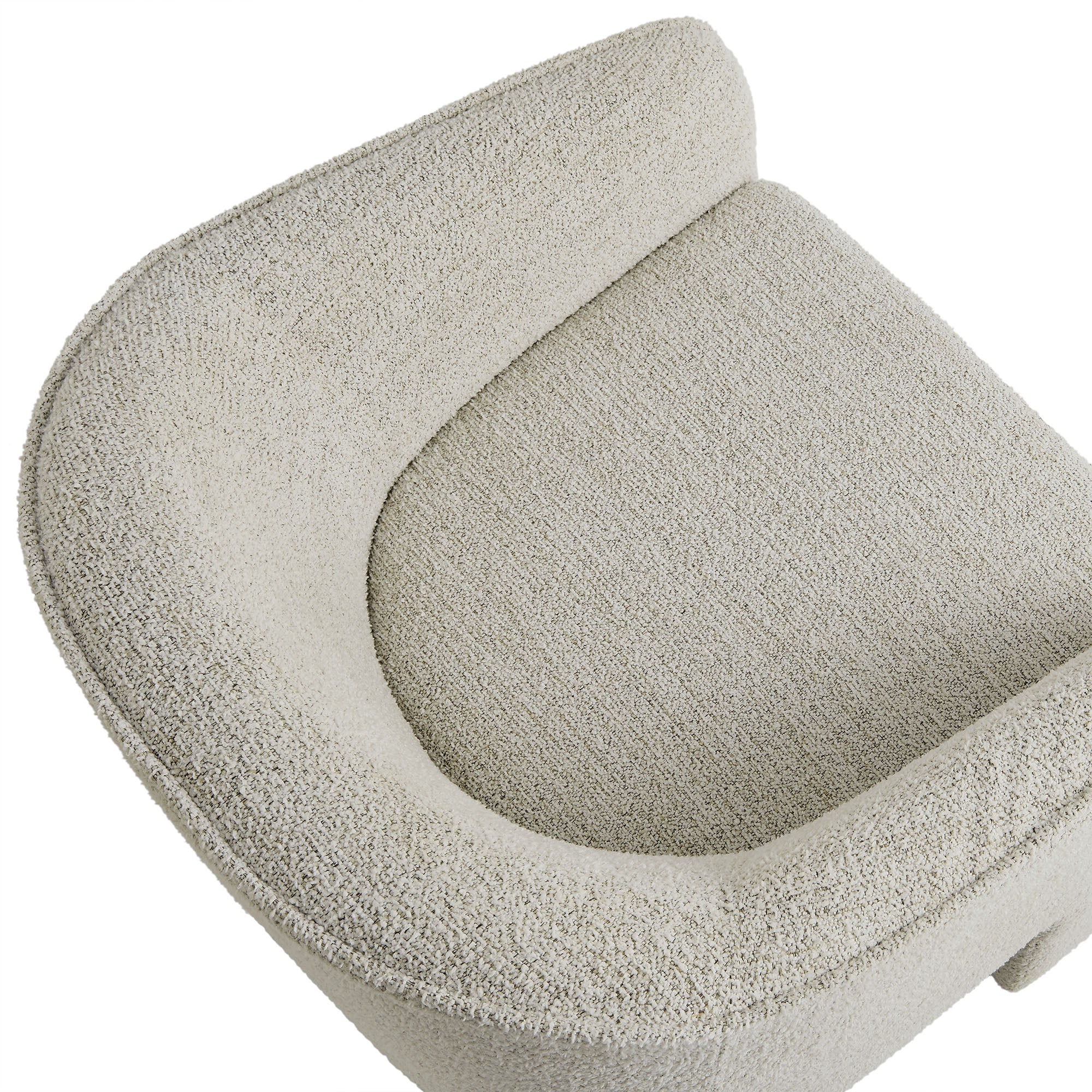 Modway Greer Boucle Fabric Upholstered Accent Armchair