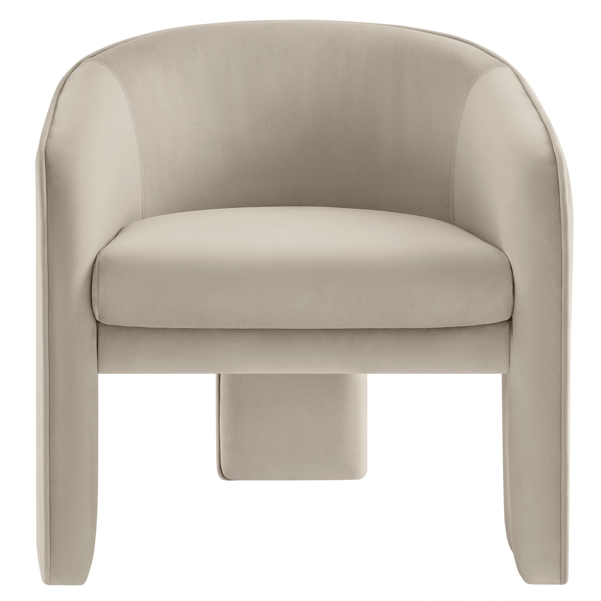 Modway Greer Performance Velvet Upholstered Accent Armchair