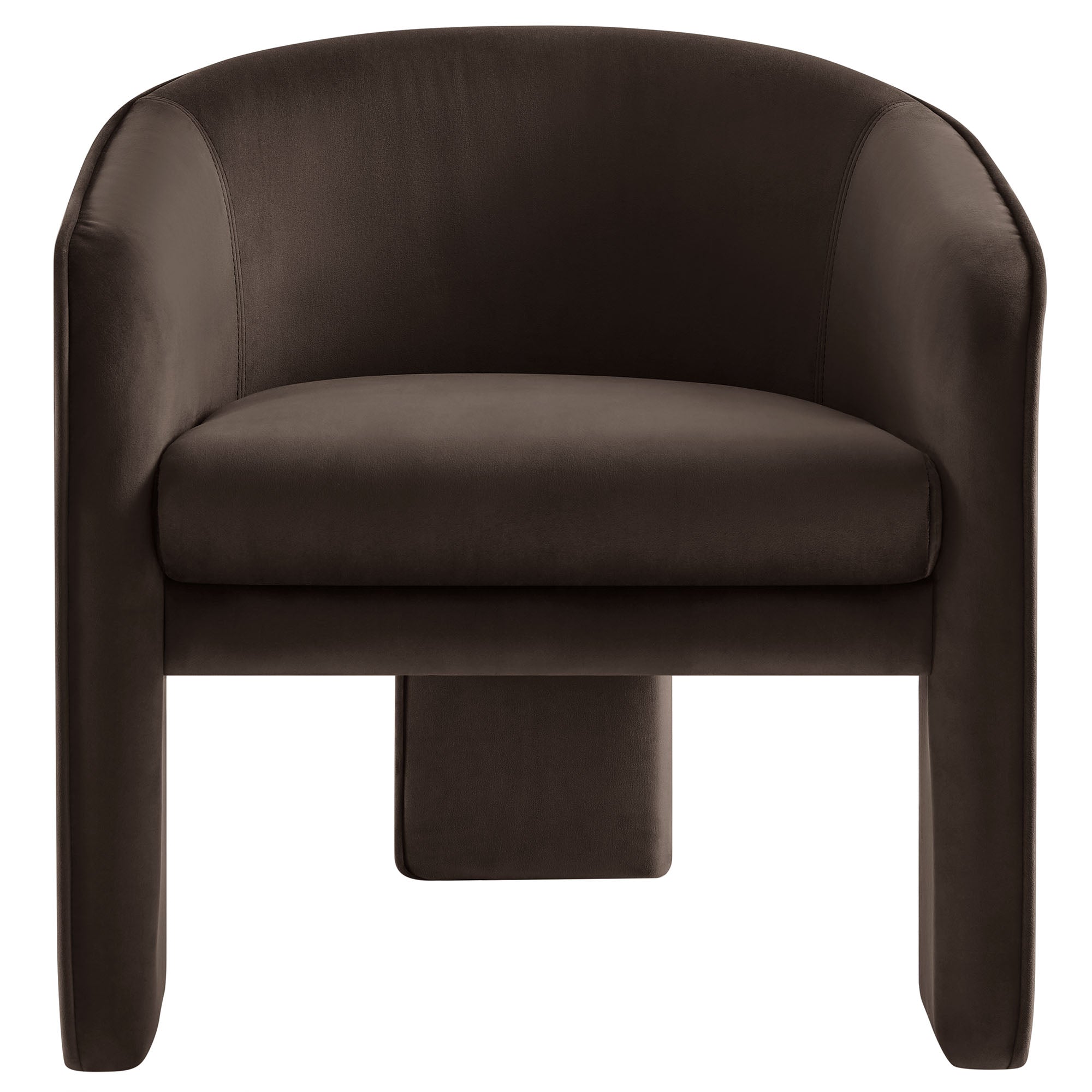 Modway Greer Performance Velvet Upholstered Accent Armchair