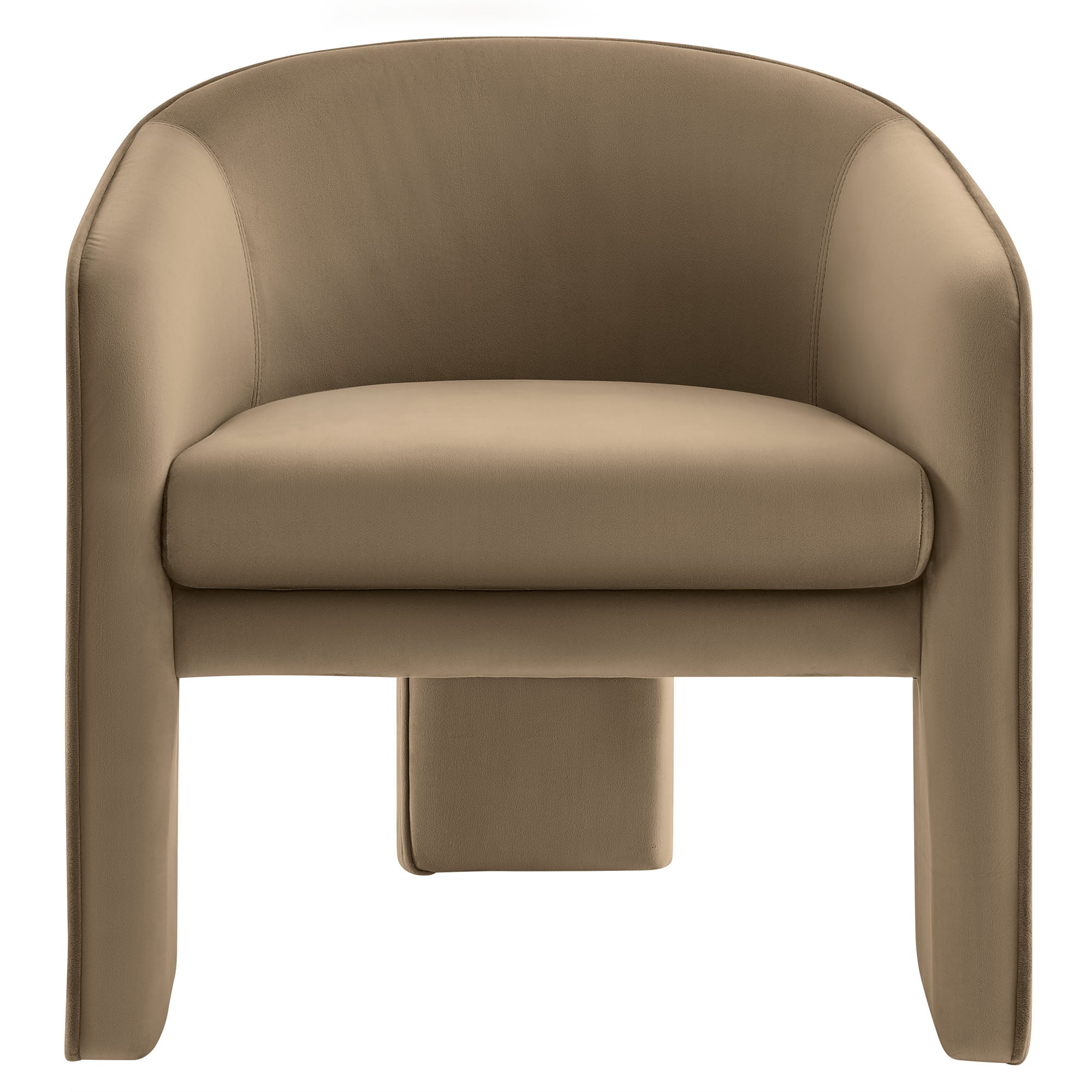 Modway Greer Performance Velvet Upholstered Accent Armchair
