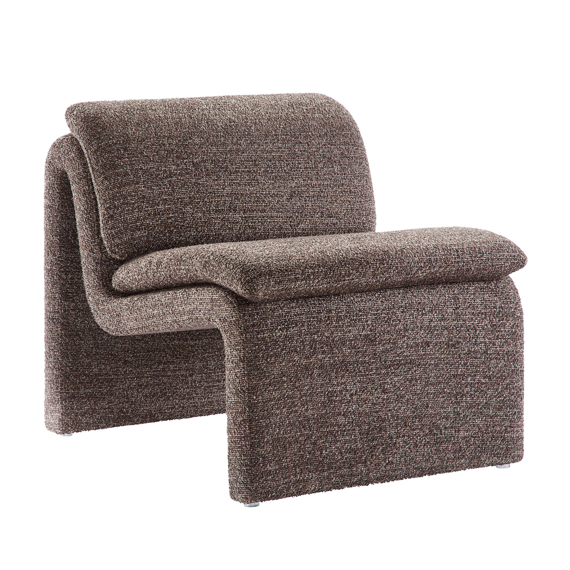 Modway Dune Boucle Upholstered Armless Accent Chair