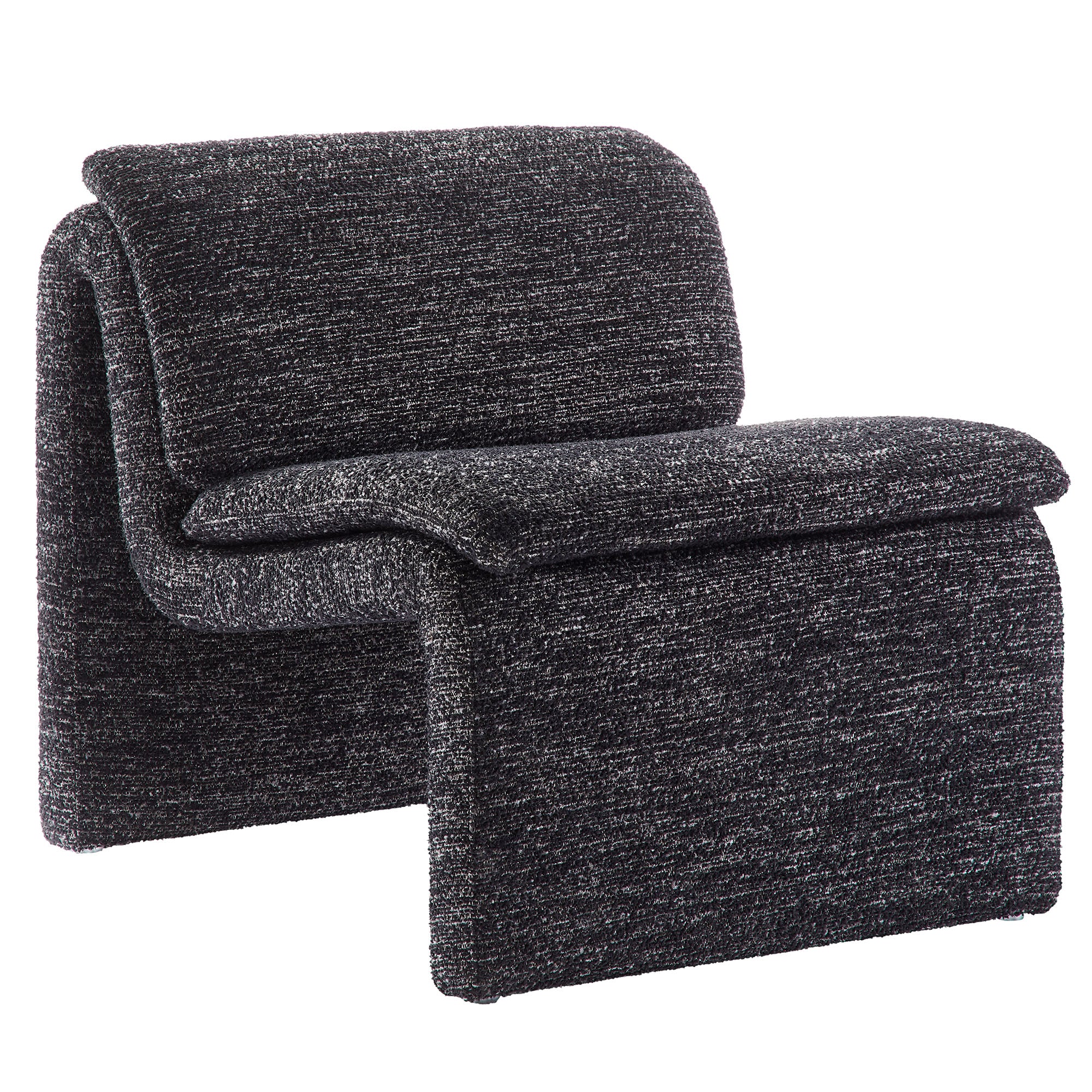 Modway Dune Boucle Upholstered Armless Accent Chair
