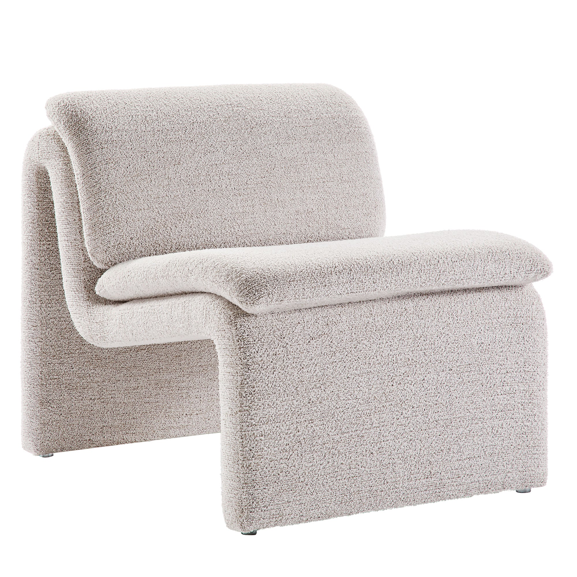 Modway Dune Boucle Upholstered Armless Accent Chair