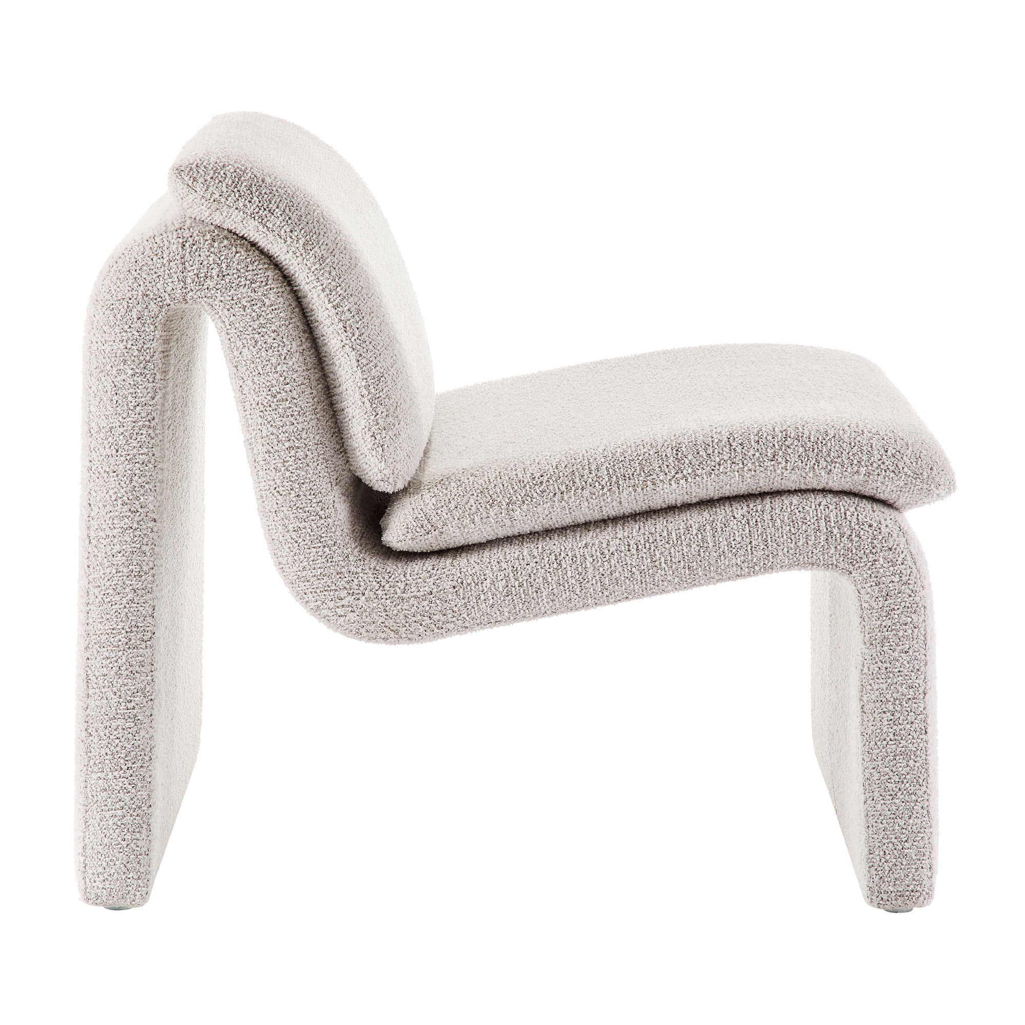 Modway Dune Boucle Upholstered Armless Accent Chair