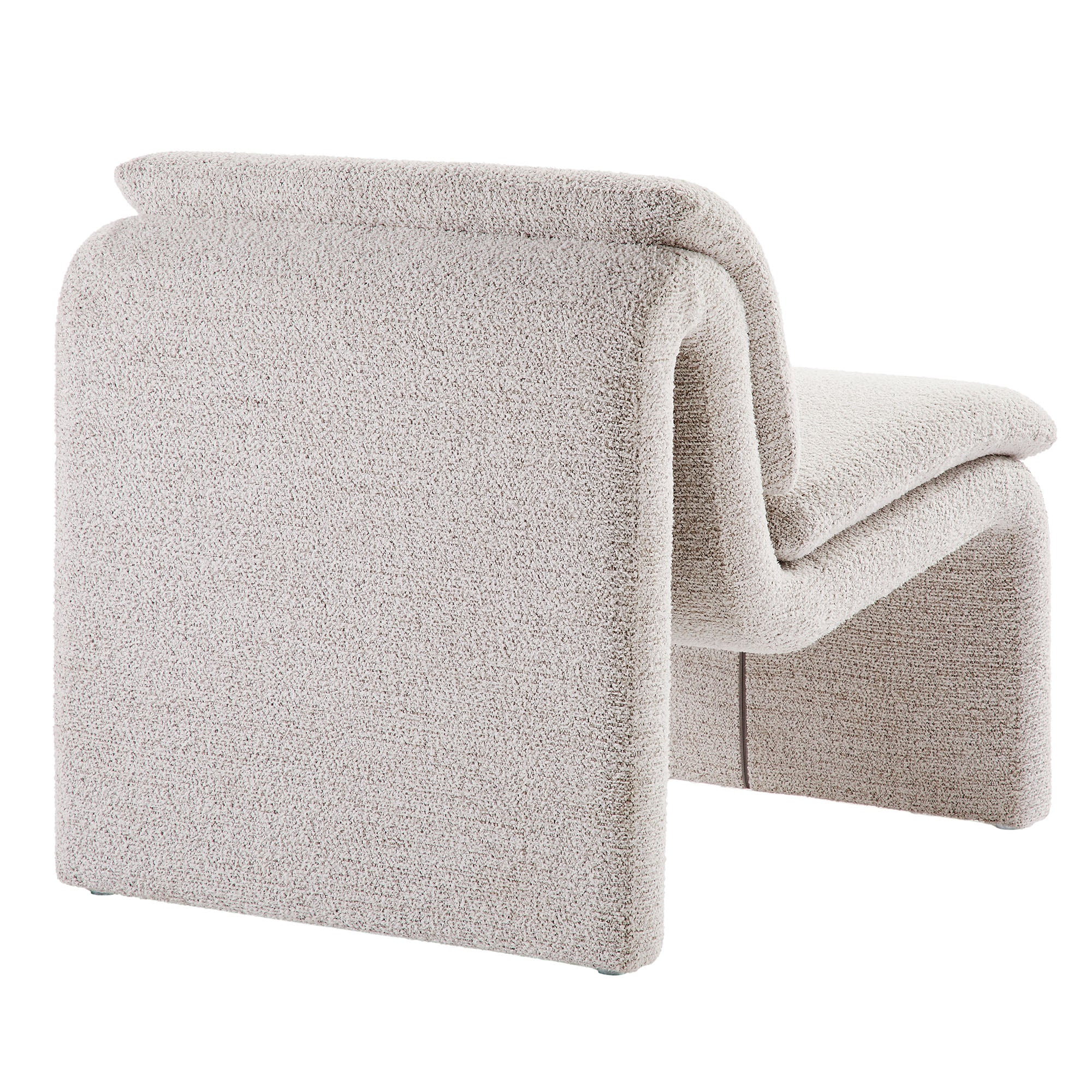 Modway Dune Boucle Upholstered Armless Accent Chair