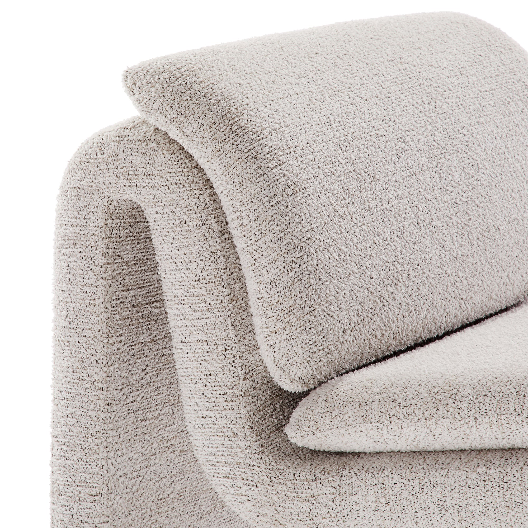 Modway Dune Boucle Upholstered Armless Accent Chair