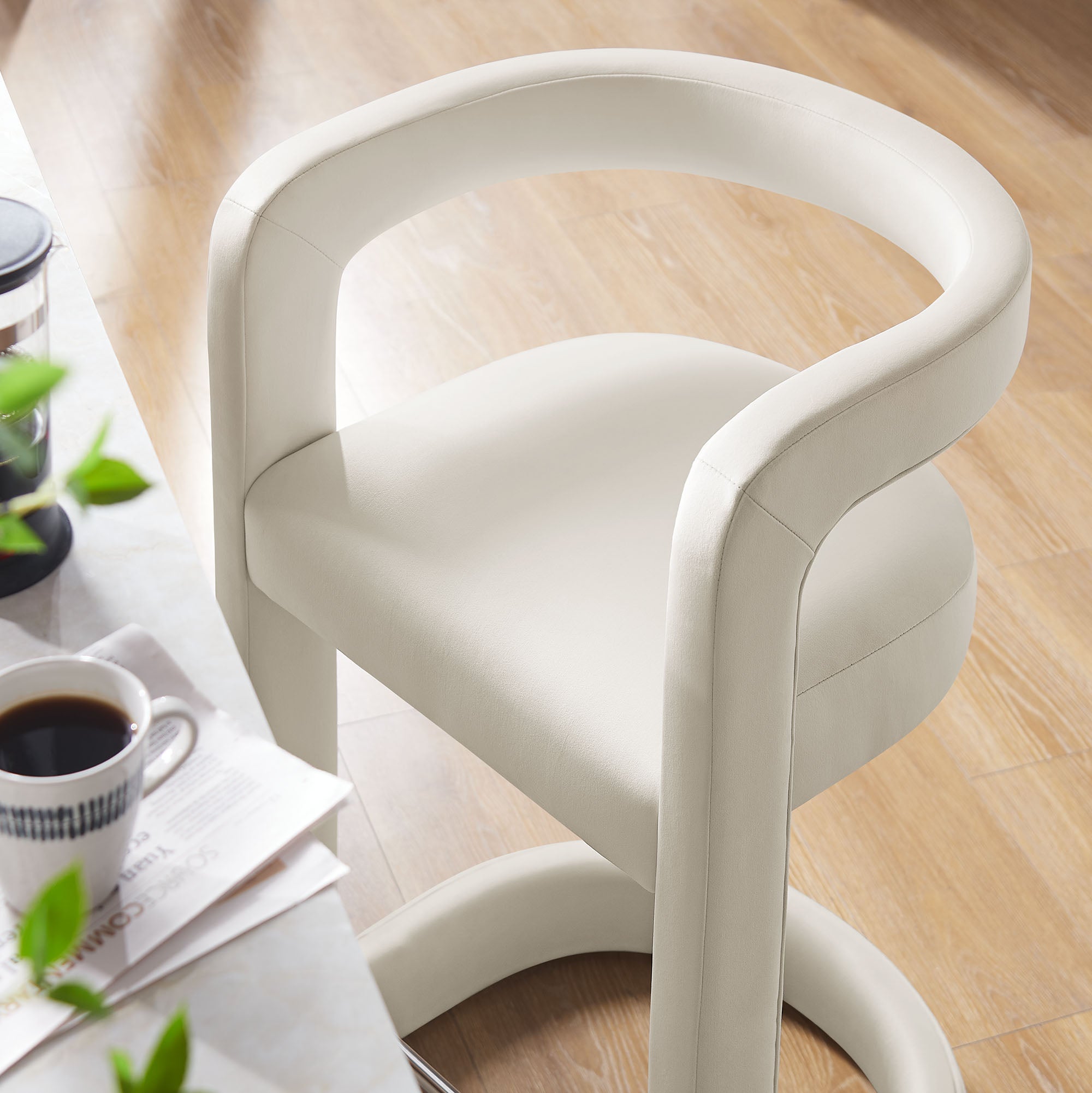 Modway Winslow Performance Velvet Counter Stool