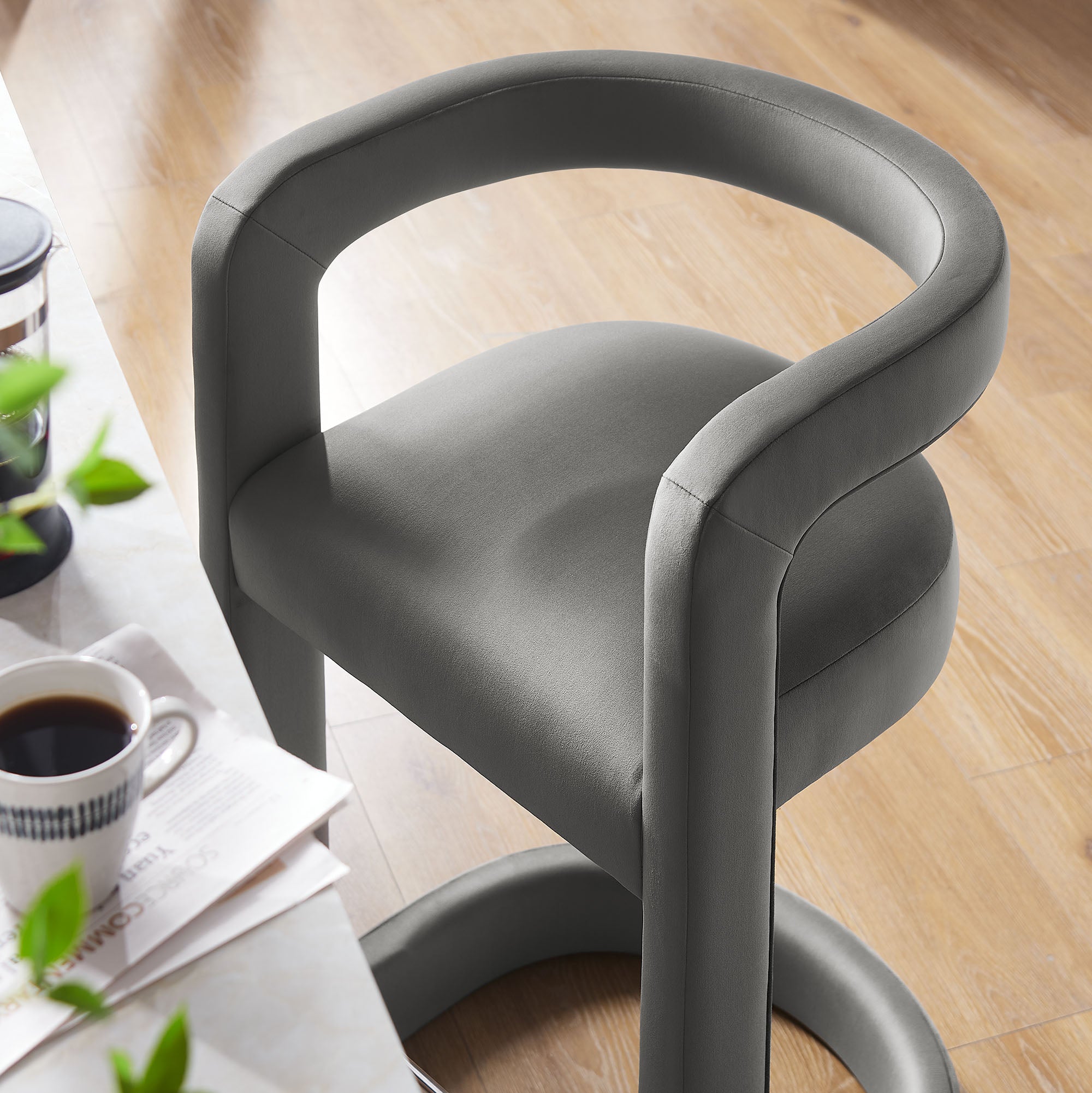 Modway Winslow Performance Velvet Counter Stool