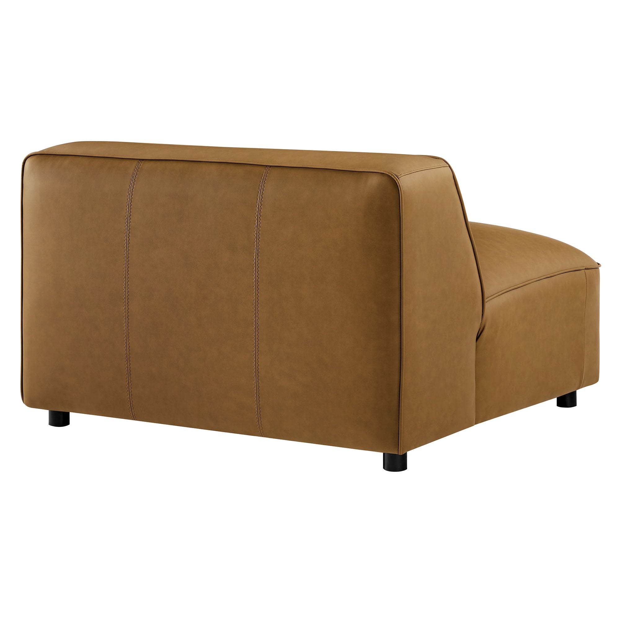 Modway Auren Upholstered Vegan Leather Modular Armless Chair
