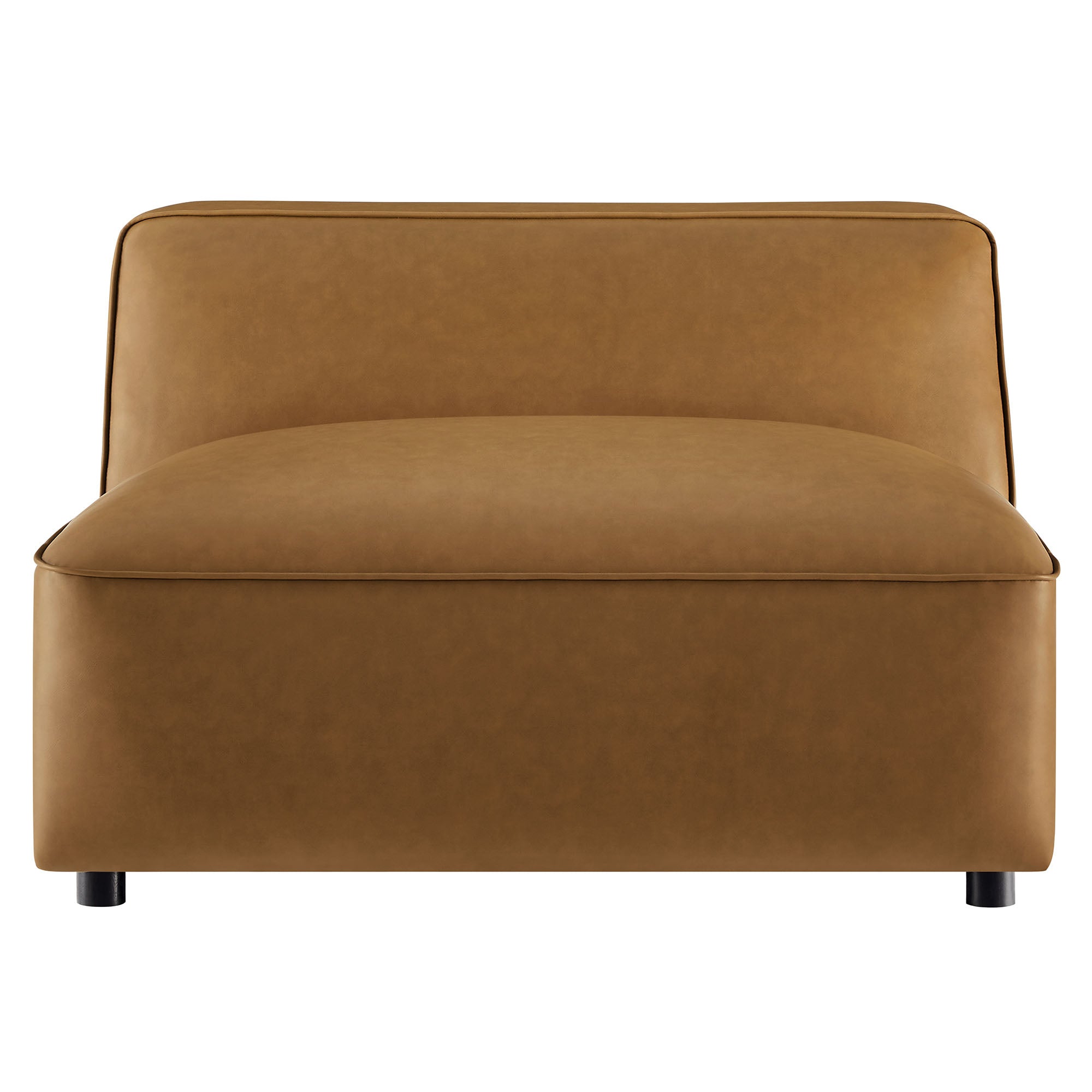 Modway Auren Upholstered Vegan Leather Modular Armless Chair