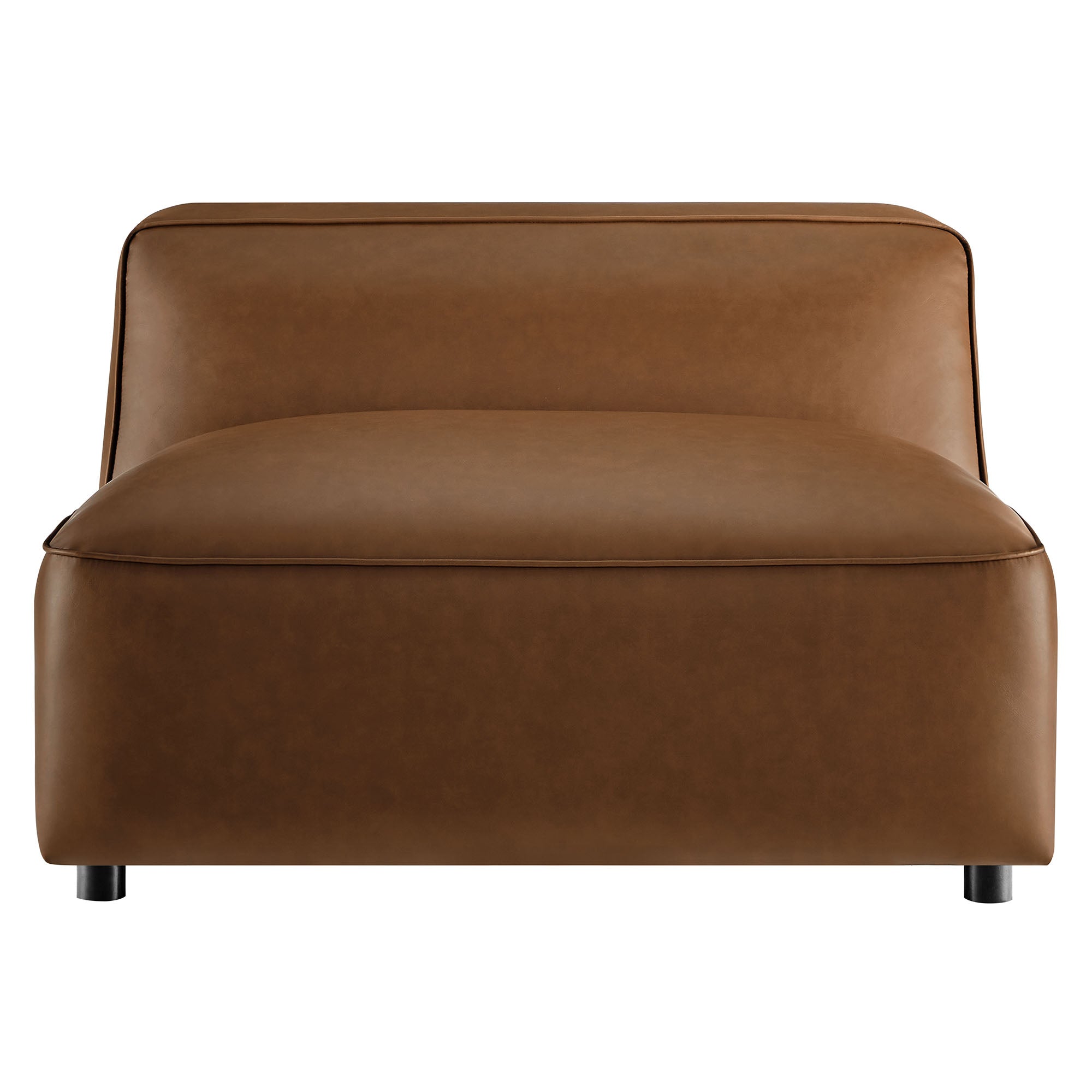 Modway Auren Upholstered Vegan Leather Modular Armless Chair
