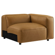 Modway Auren Upholstered Vegan Leather Modular Right Armchair