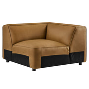Modway Auren Upholstered Vegan Leather Modular Corner Chair