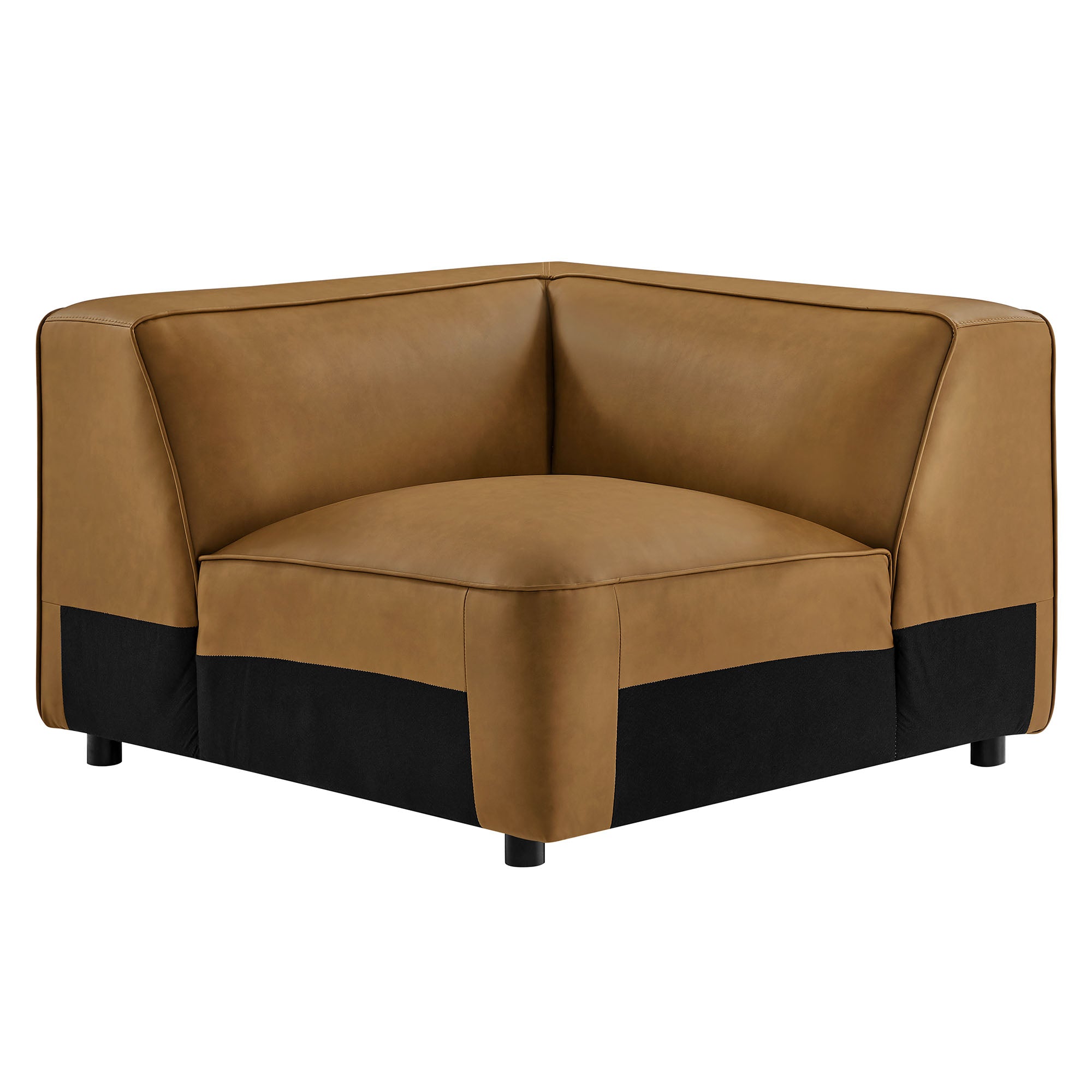 Modway Auren Upholstered Vegan Leather Modular Corner Chair