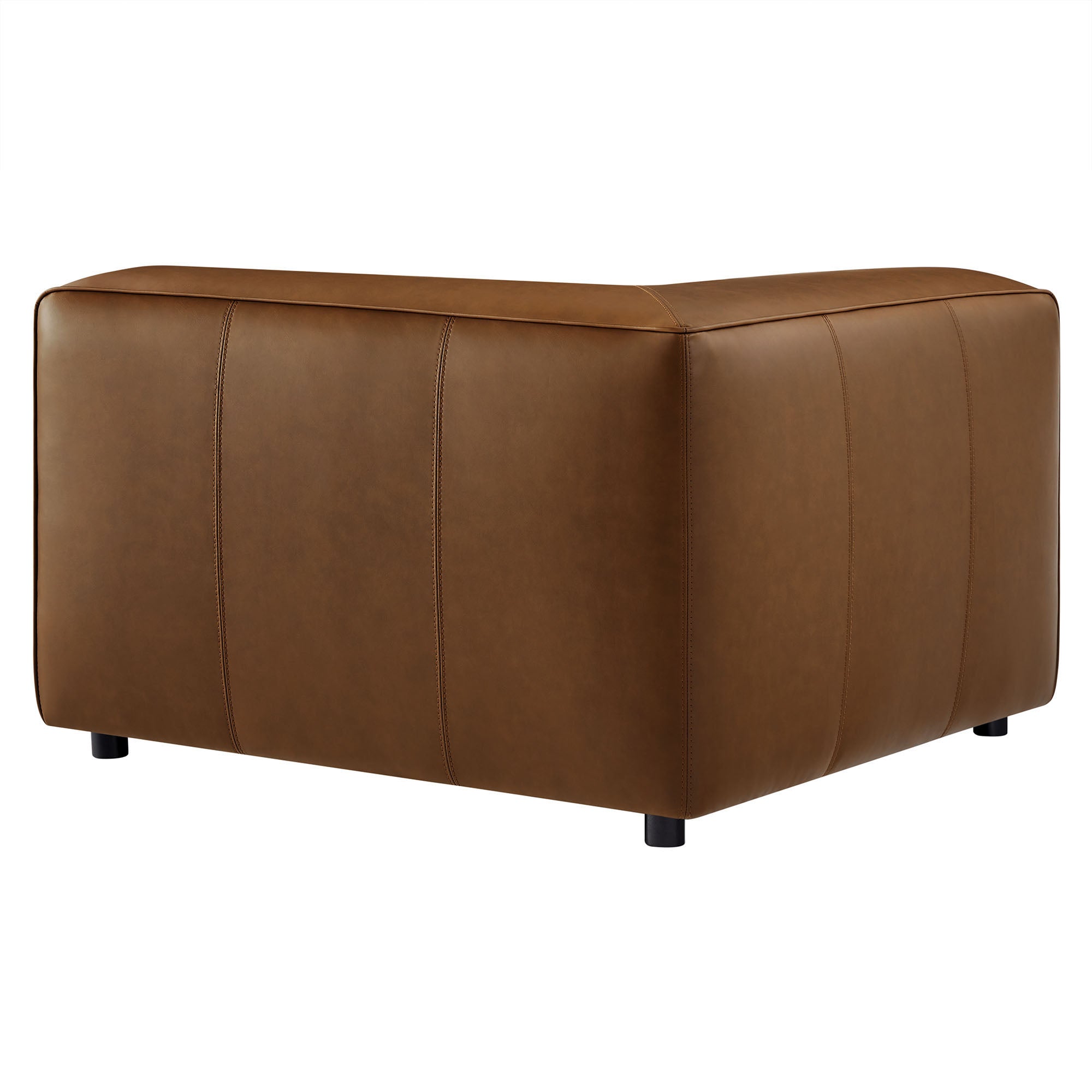 Modway Auren Upholstered Vegan Leather Modular Corner Chair