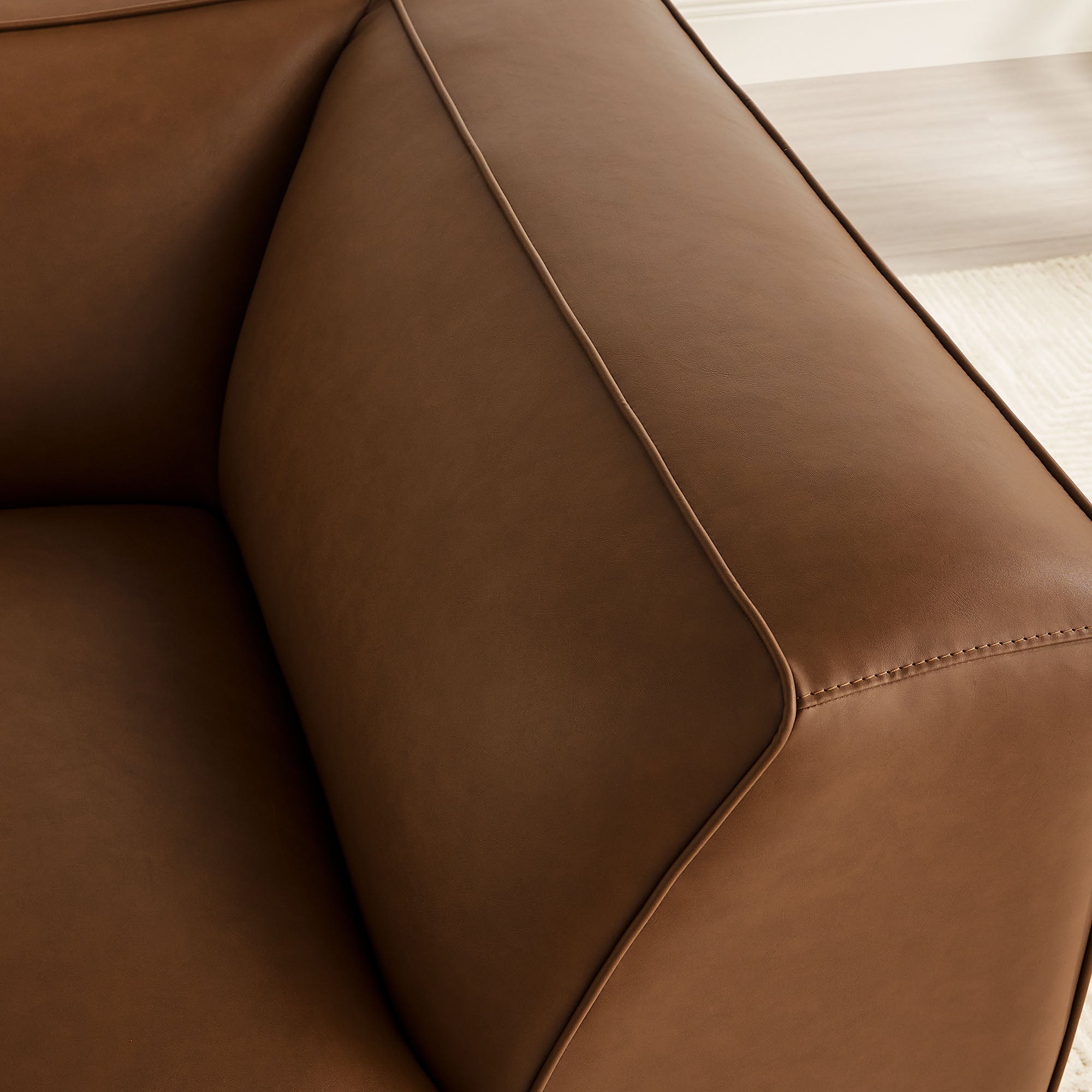Modway Auren Upholstered Vegan Leather Modular Corner Chair