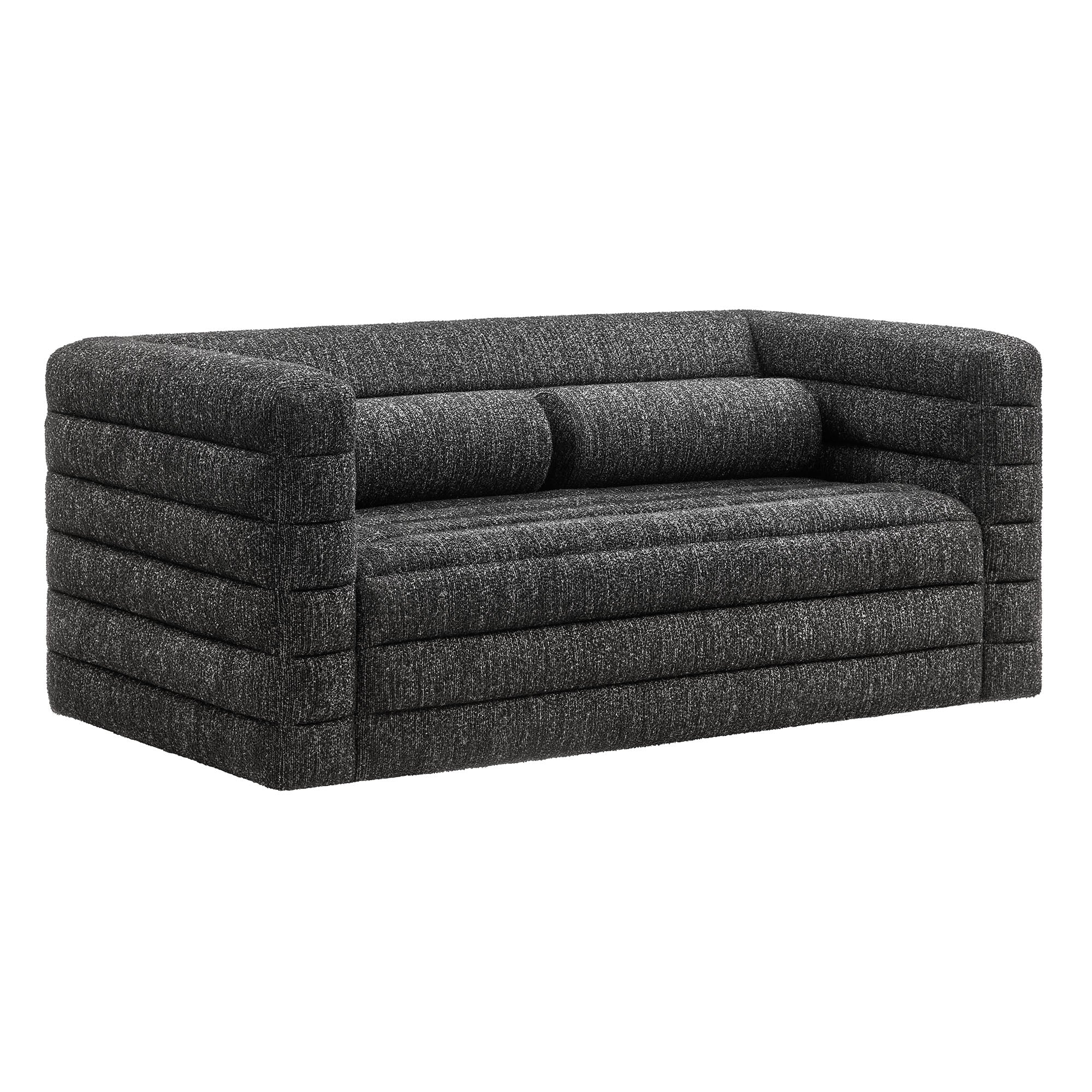 Modway Relle Channel Tufted Boucle Upholstered Loveseat