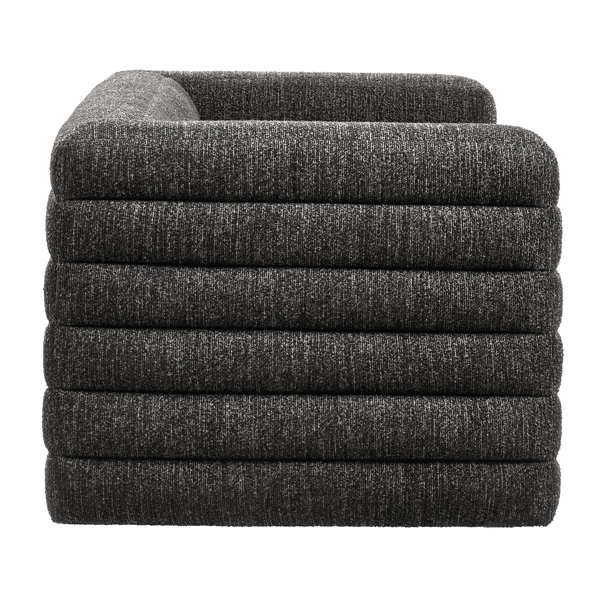 Modway Relle Channel Tufted Boucle Upholstered Loveseat
