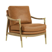 Modway Langford Vegan Leather Accent Armchair