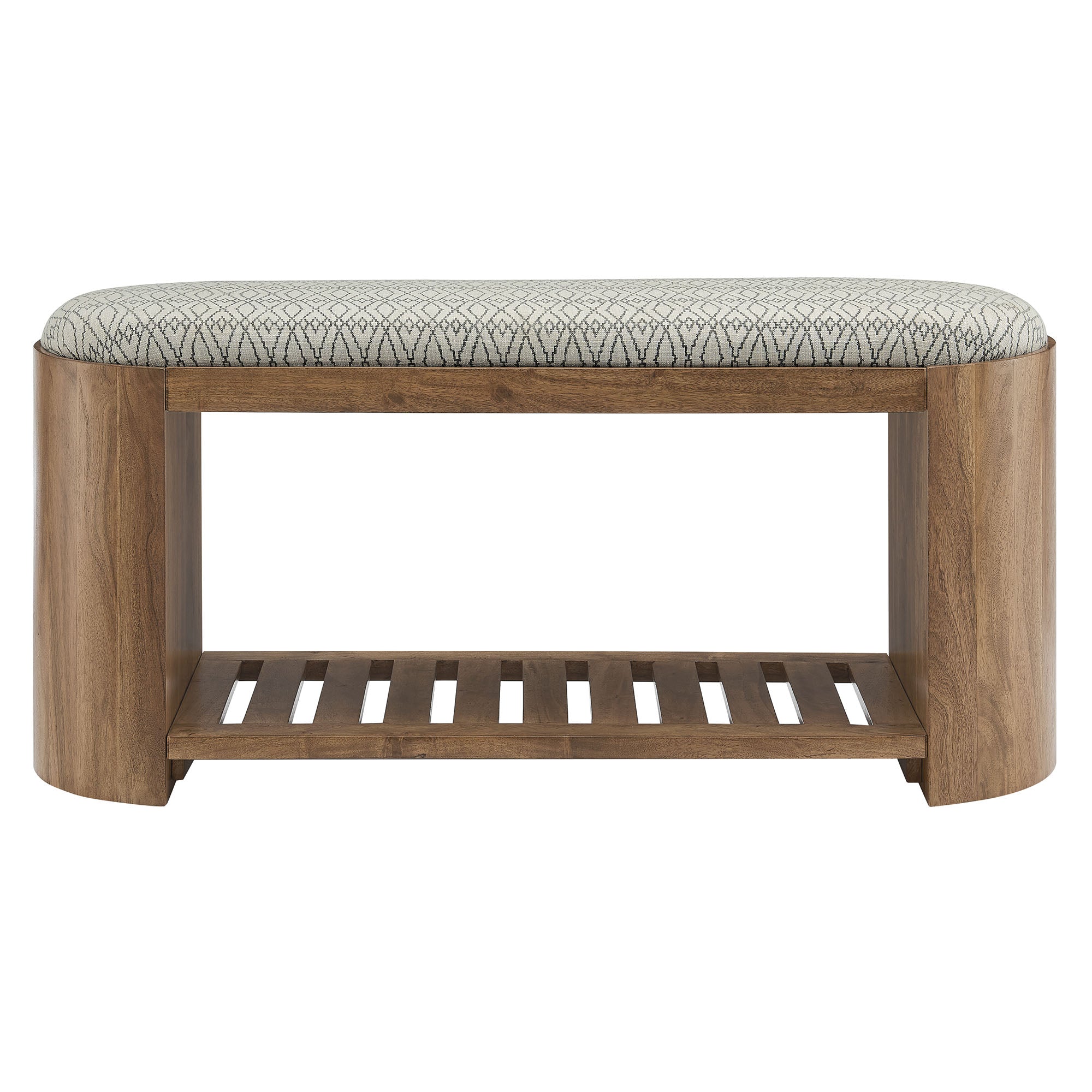 Modway Ashby 45" Geometric Upholstered Bench